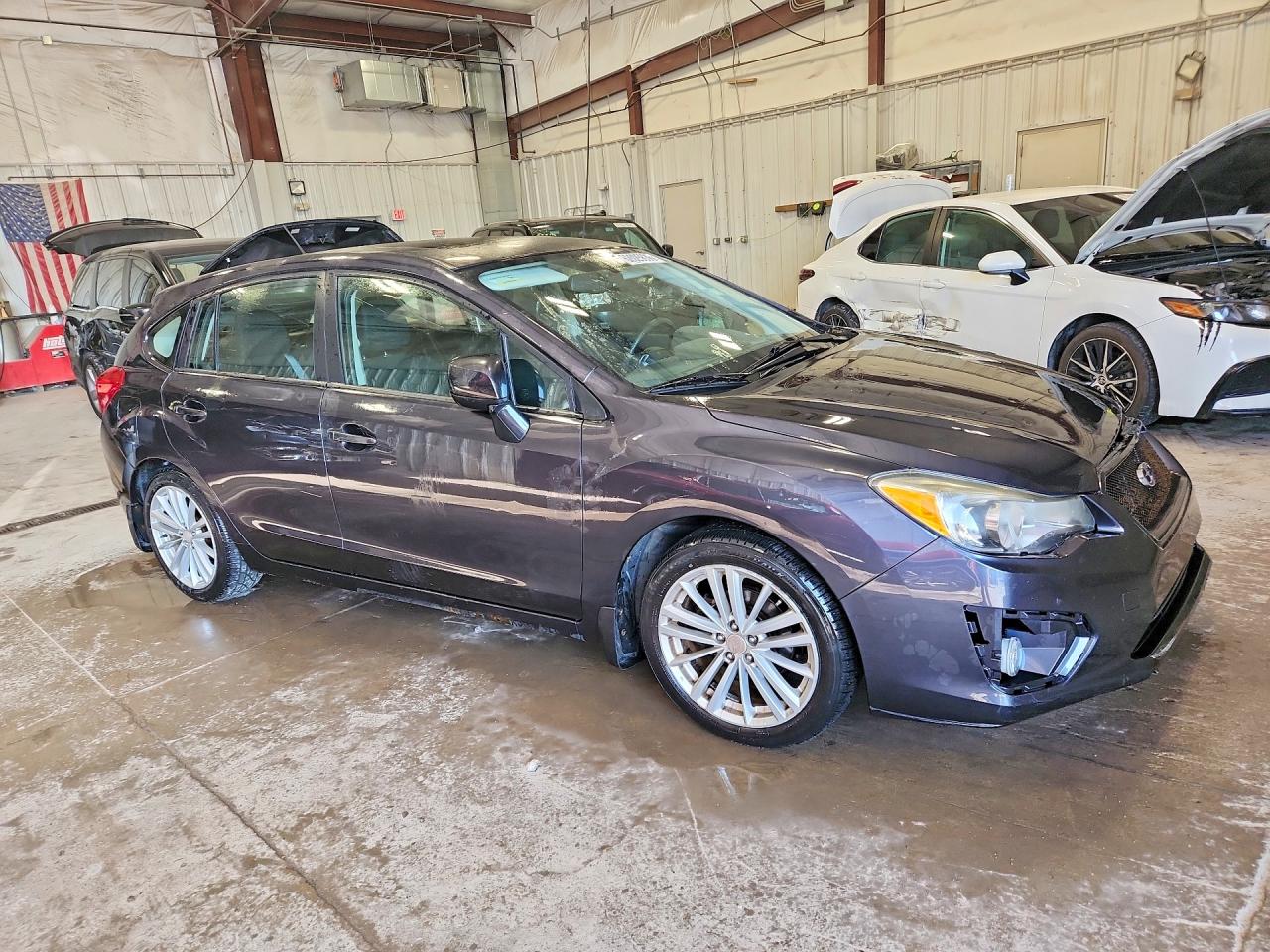 2012 Subaru Impreza Premium Black vin: JF1GPAD62CH209170