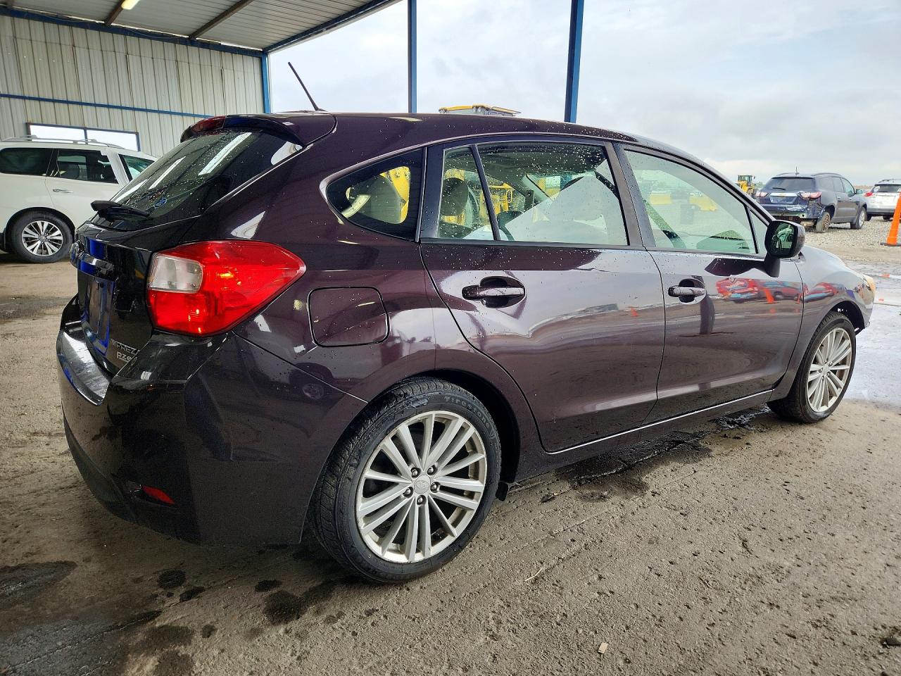 2012 Subaru Impreza Premium Фиолетовый vin: JF1GPAD62CH232321