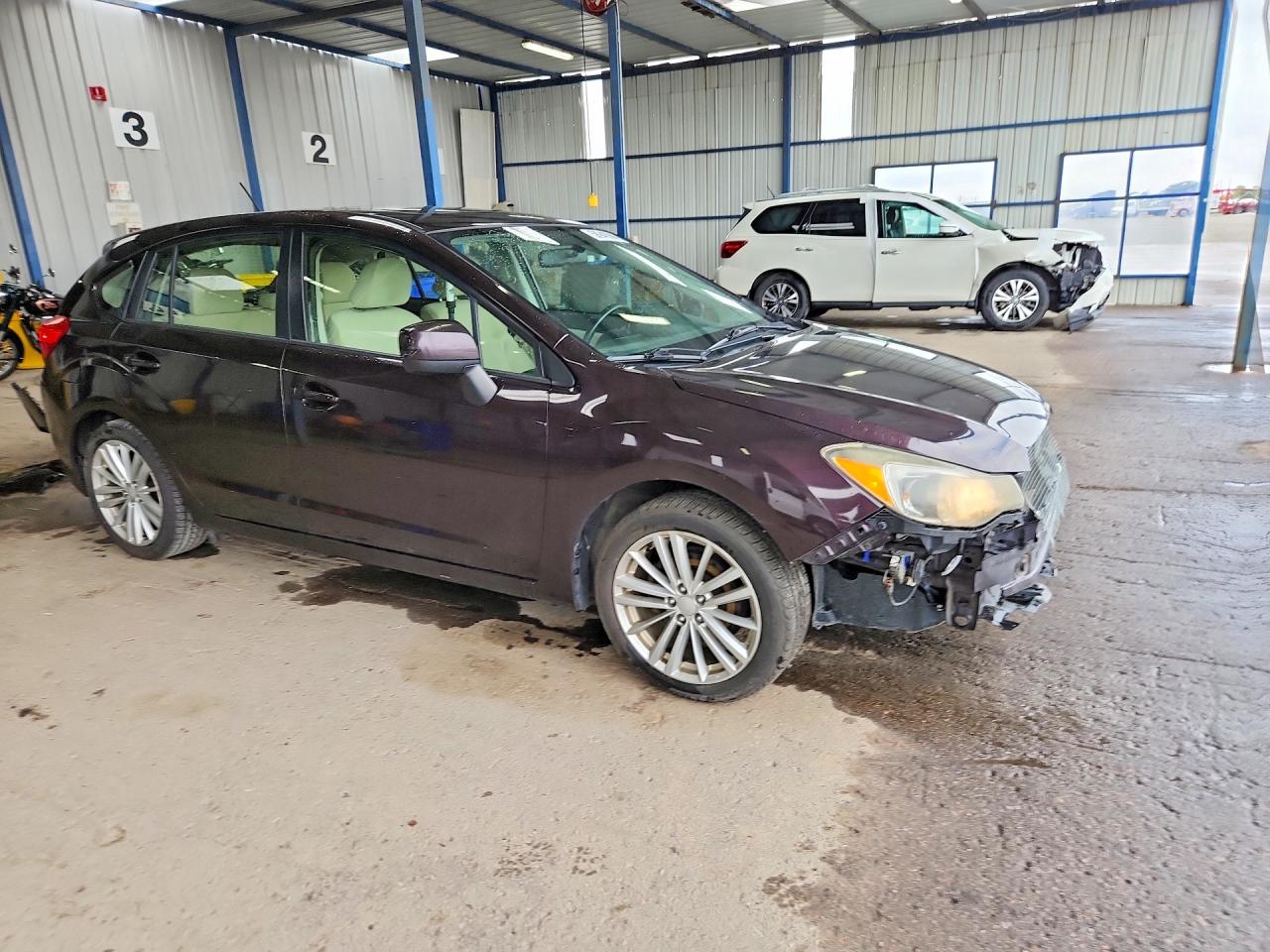 2012 Subaru Impreza Premium Фиолетовый vin: JF1GPAD62CH232321