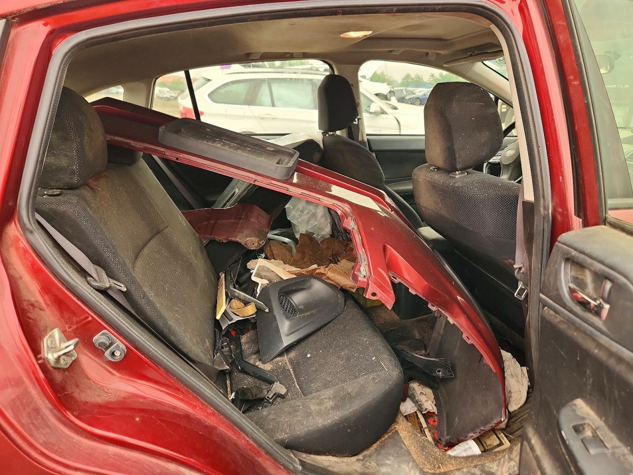 2012 Subaru Impreza Premium Burgundy vin: JF1GPAD62CH233825