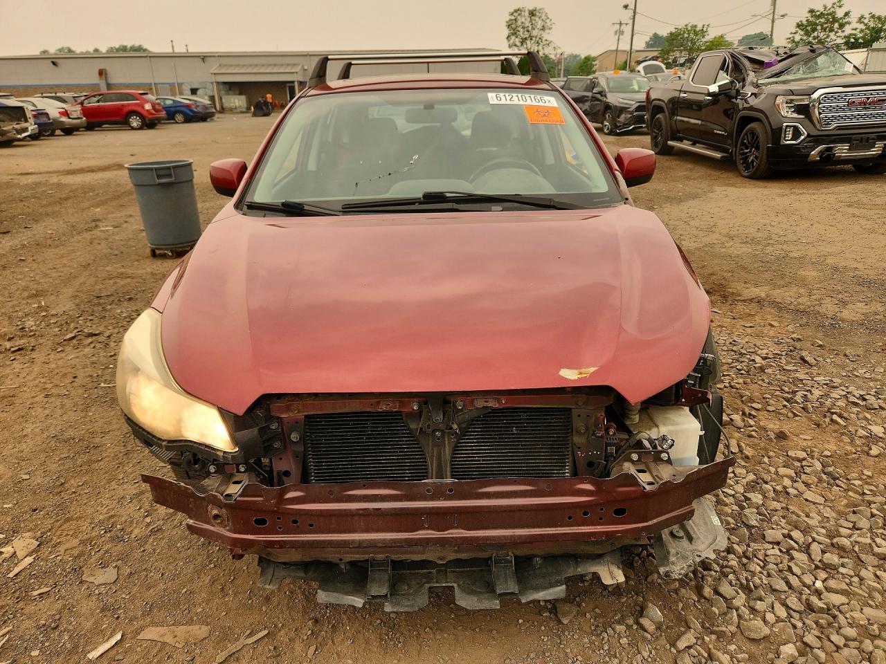 2012 Subaru Impreza Premium Burgundy vin: JF1GPAD62CH233825
