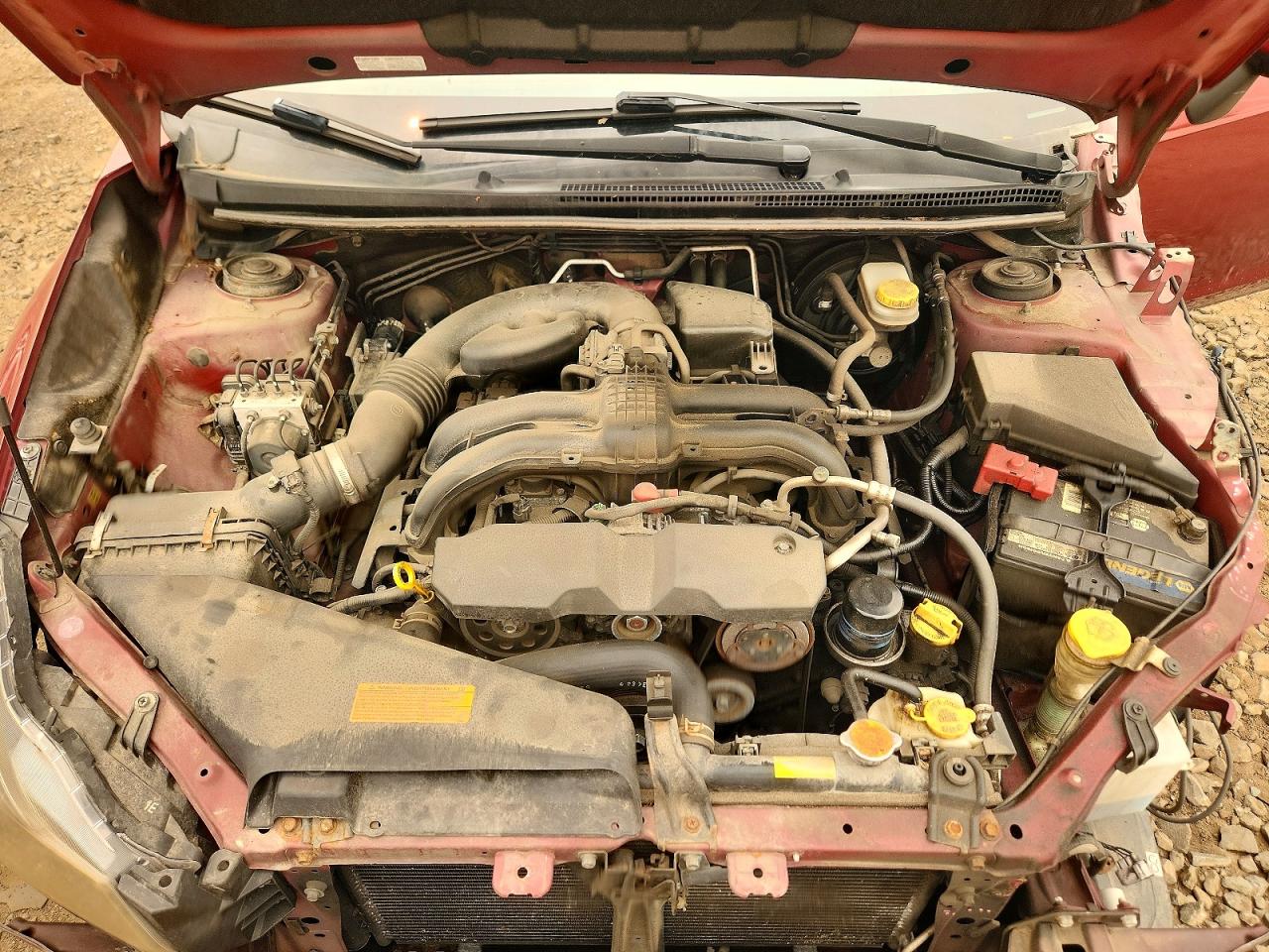 2012 Subaru Impreza Premium Burgundy vin: JF1GPAD62CH233825