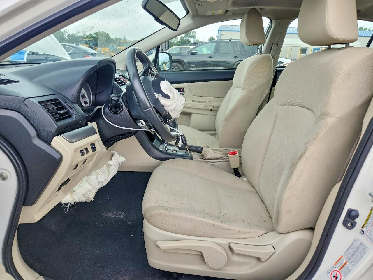2012 Subaru Impreza Premium White vin: JF1GPAD63CH217133