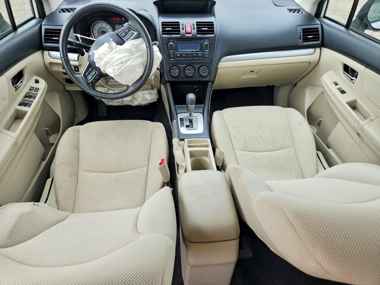 2012 Subaru Impreza Premium White vin: JF1GPAD63CH217133
