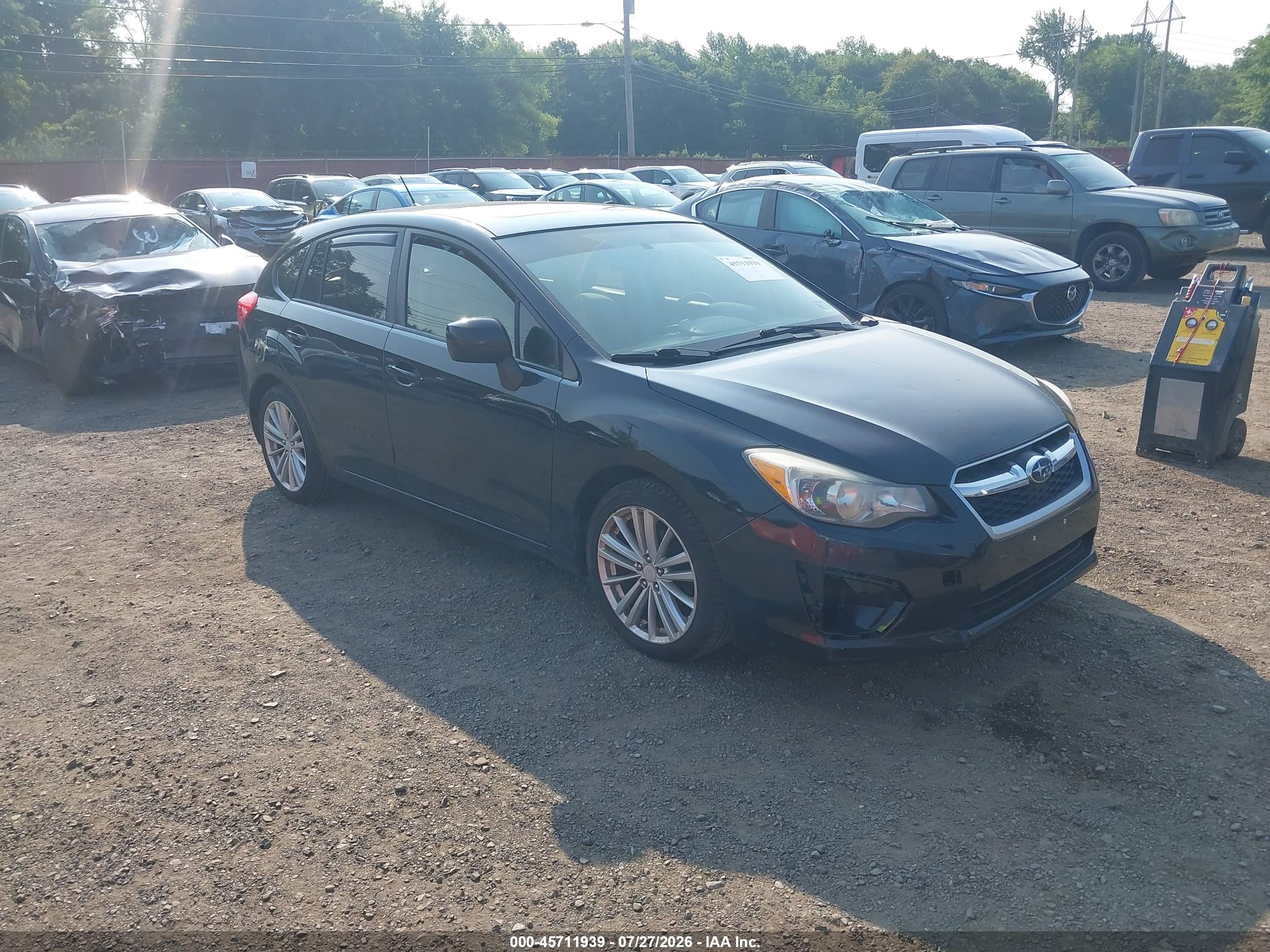 2013 Subaru Impreza 2.0i Premium Черный vin: JF1GPAD63D2897037