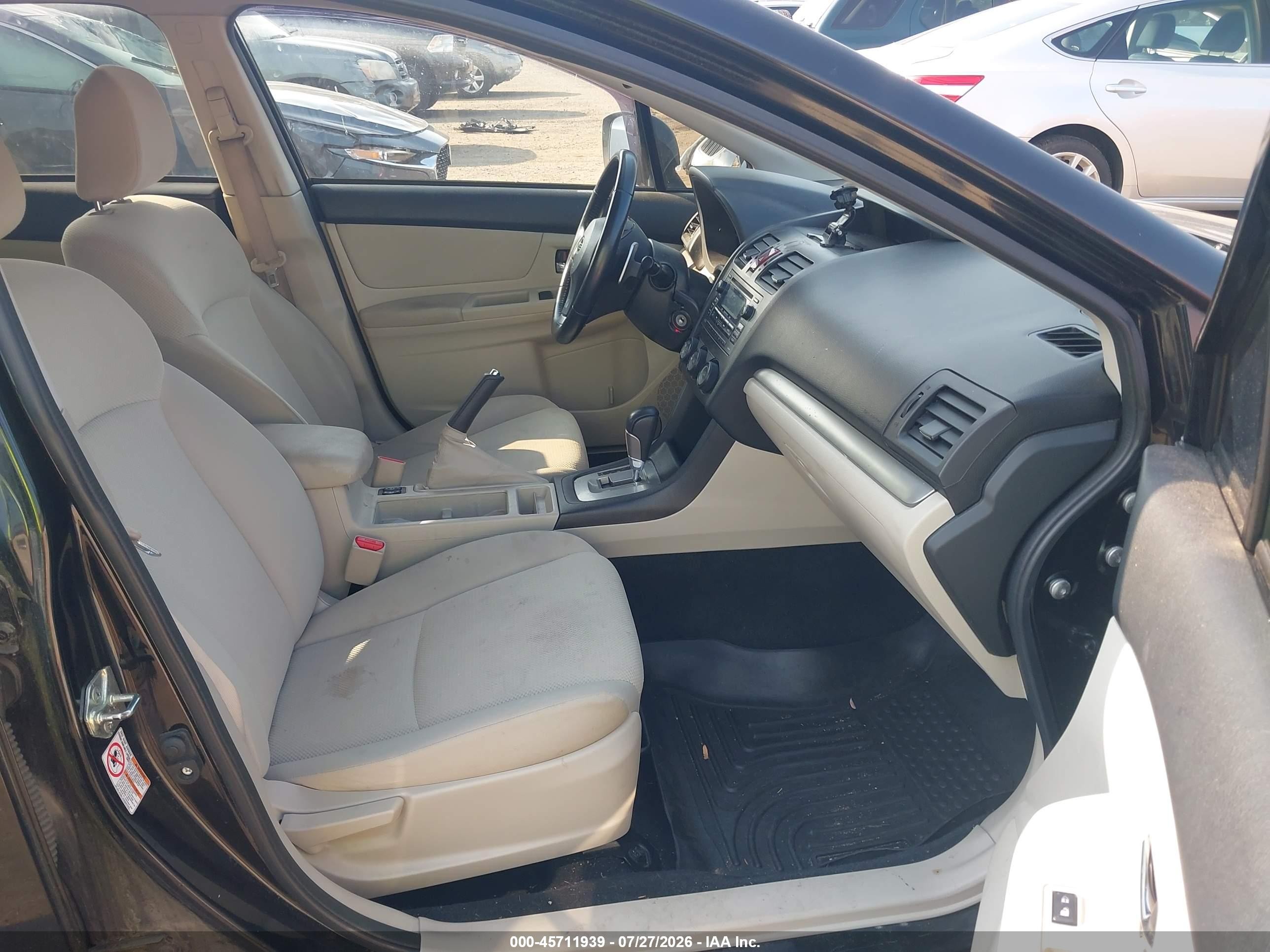 2013 Subaru Impreza 2.0i Premium Black vin: JF1GPAD63D2897037