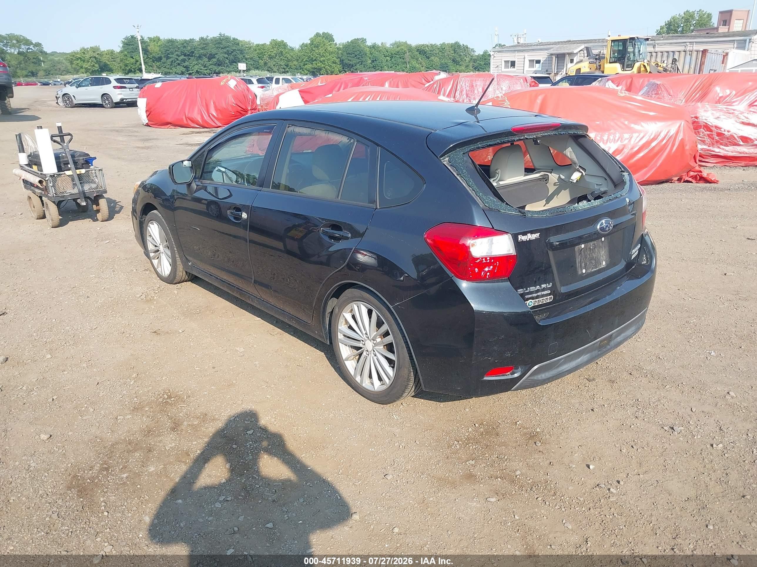 2013 Subaru Impreza 2.0i Premium Black vin: JF1GPAD63D2897037