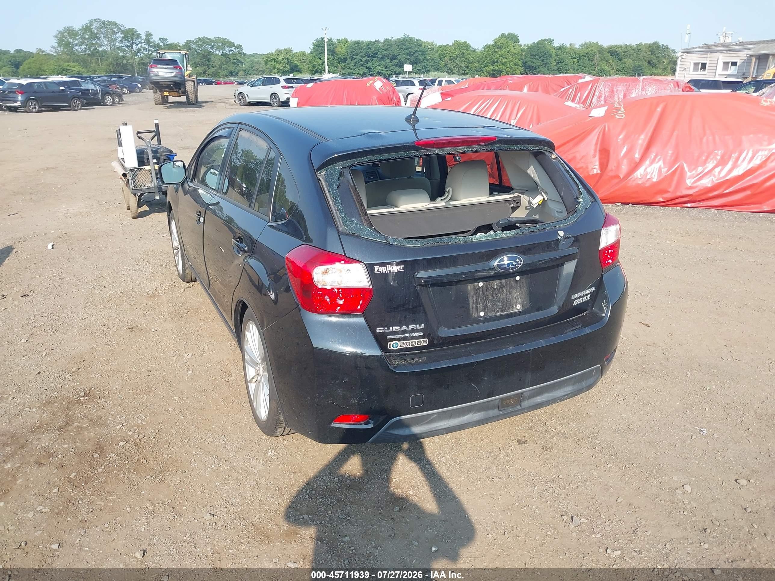 2013 Subaru Impreza 2.0i Premium Black vin: JF1GPAD63D2897037