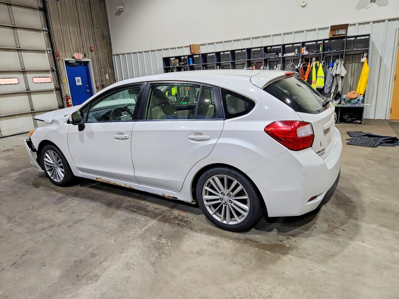 2012 Subaru Impreza Premium White vin: JF1GPAD64CG227742