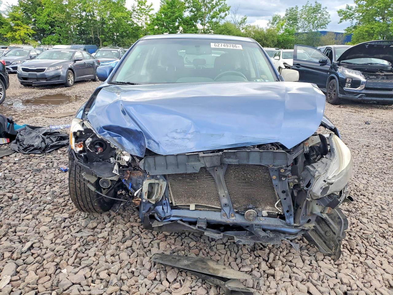 2012 Subaru Impreza Premium Blue vin: JF1GPAD65CG242976