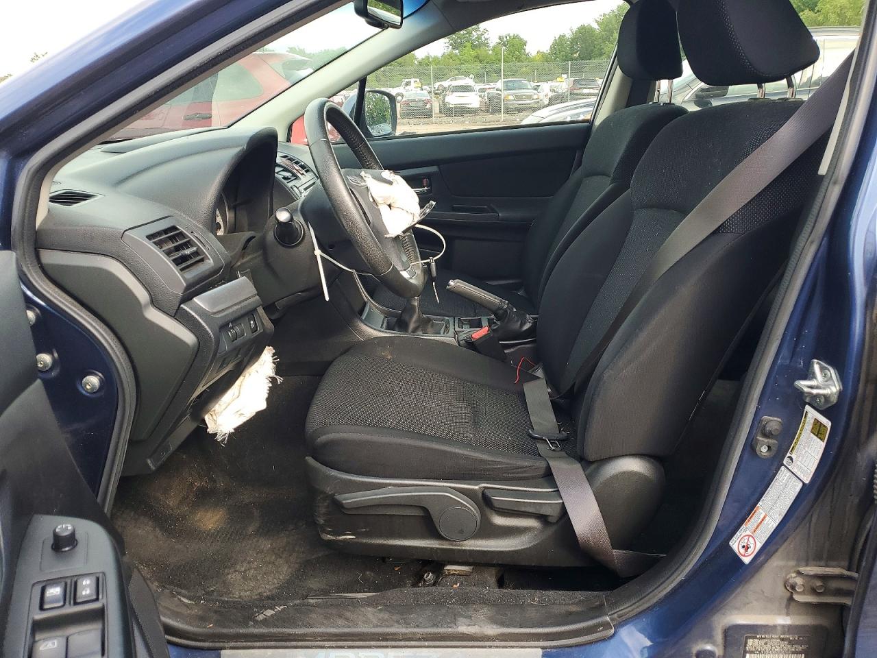 2012 Subaru Impreza Premium Blue vin: JF1GPAD65CG242976