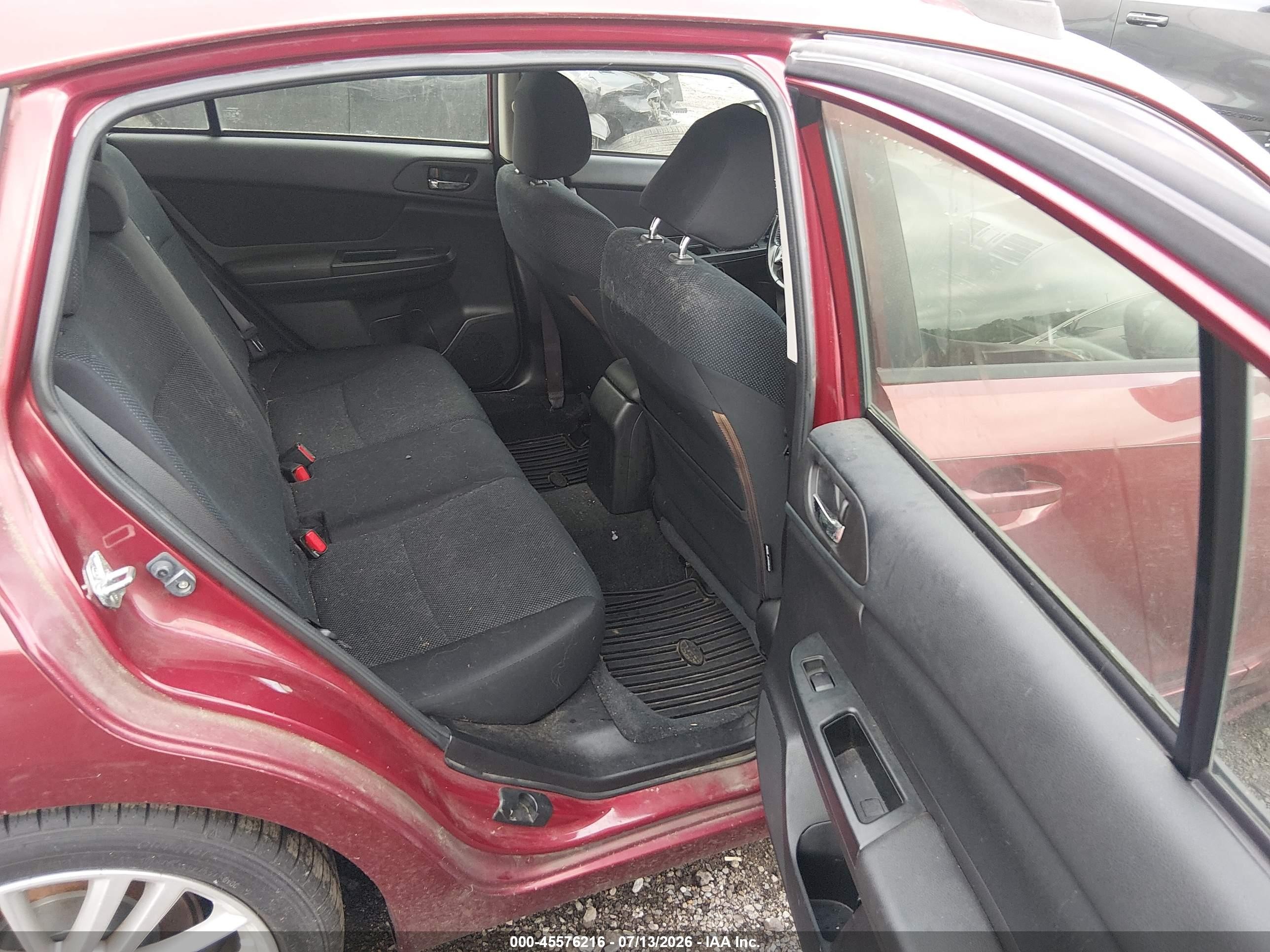 2013 Subaru Impreza 2.0i Premium Black vin: JF1GPAD65D2888436