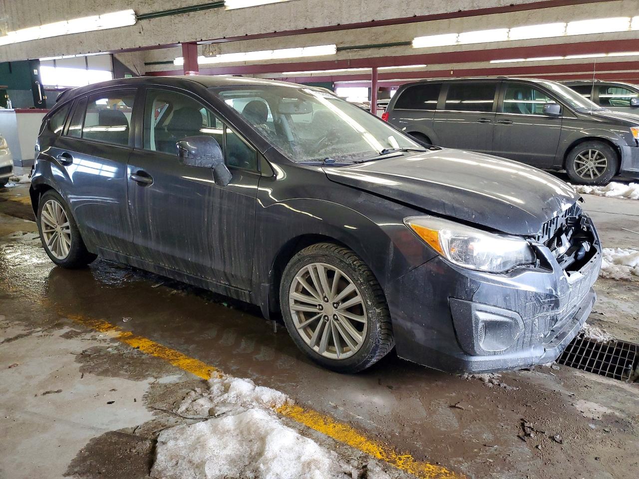 2012 Subaru Impreza Premium Charcoal vin: JF1GPAD66CH203713