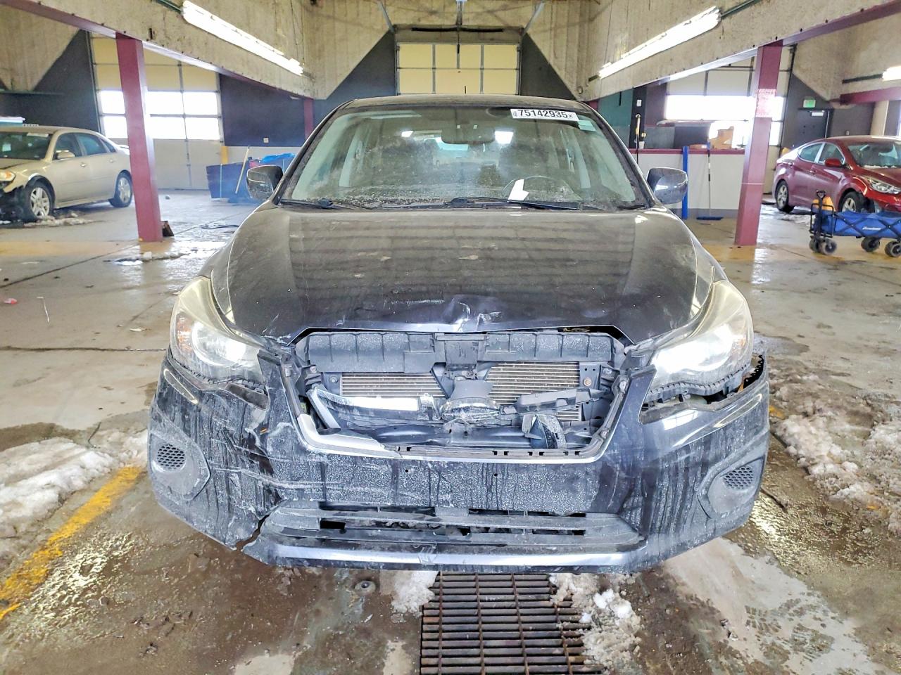 2012 Subaru Impreza Premium Charcoal vin: JF1GPAD66CH203713