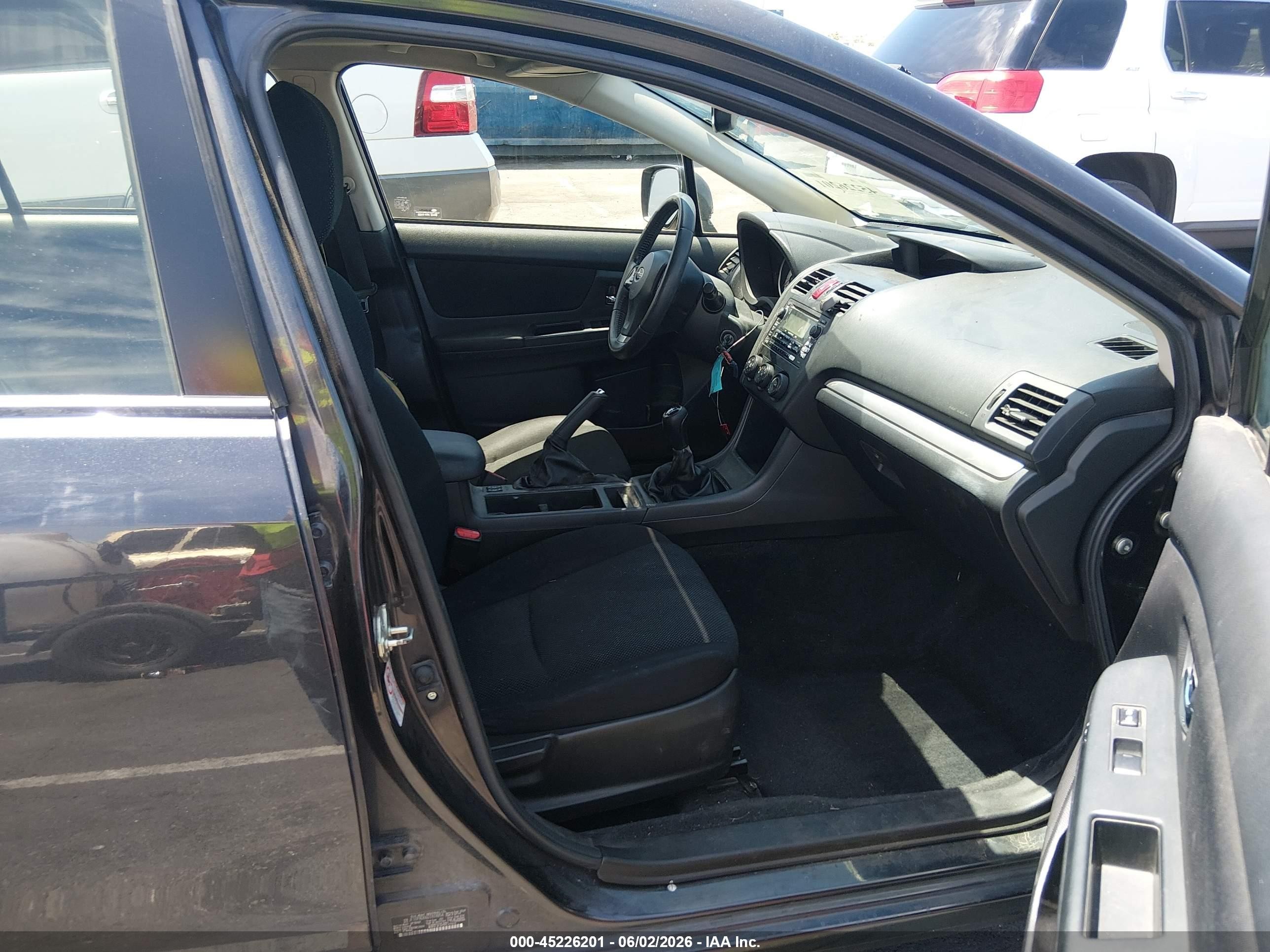 2013 Subaru Impreza 2.0i Premium Black vin: JF1GPAD66D1818854