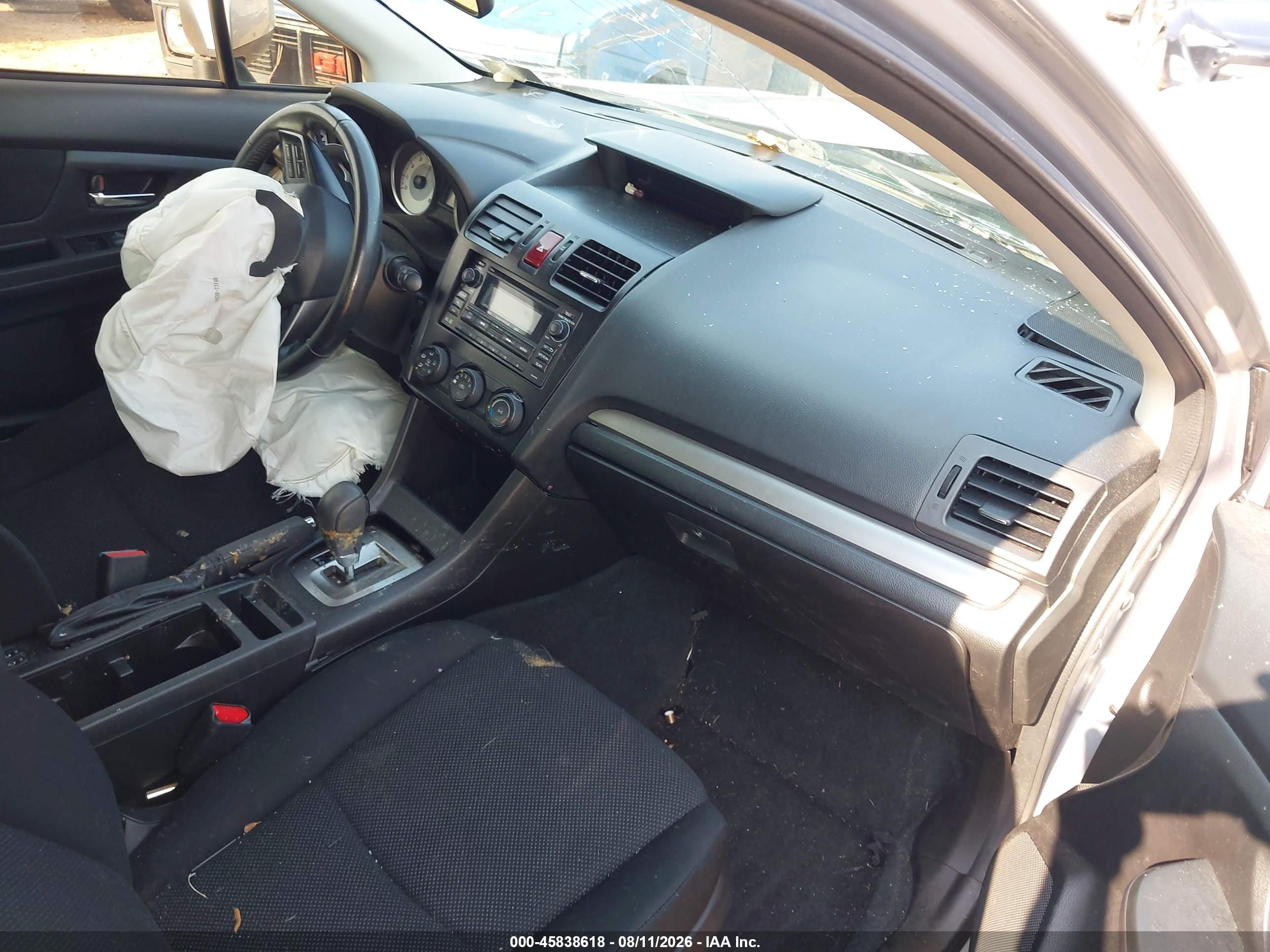2013 Subaru Impreza 2.0i Premium Silver vin: JF1GPAD66D2888820