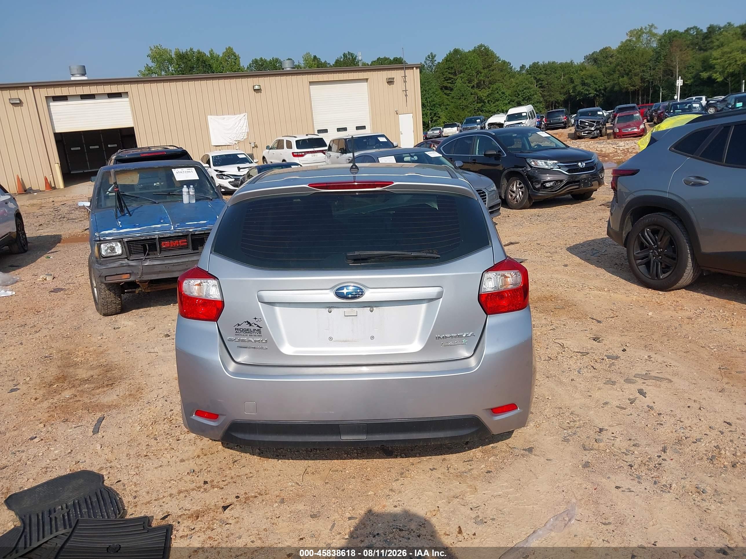 2013 Subaru Impreza 2.0i Premium Silver vin: JF1GPAD66D2888820