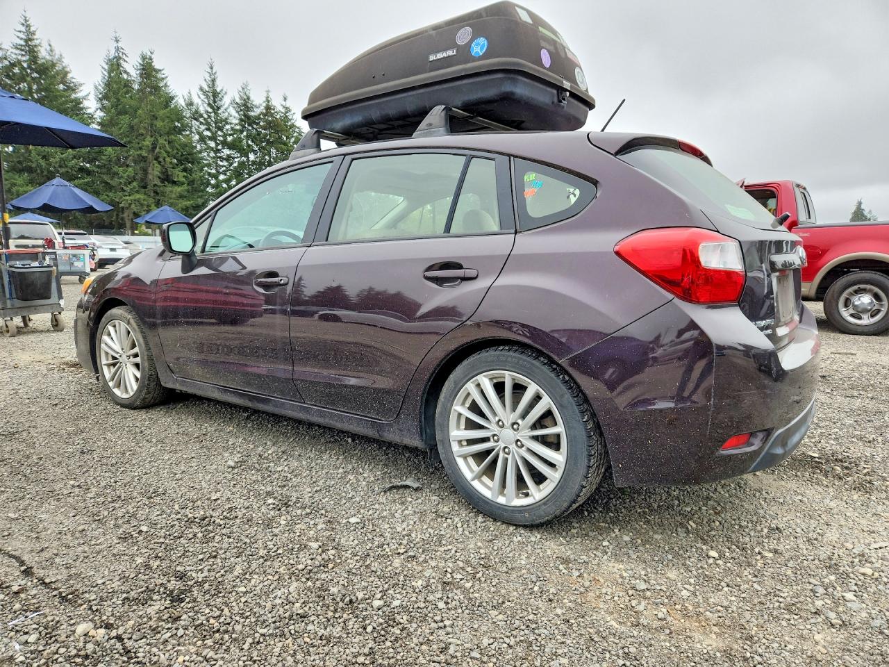 2012 Subaru Impreza Premium Purple vin: JF1GPAD67CH239829