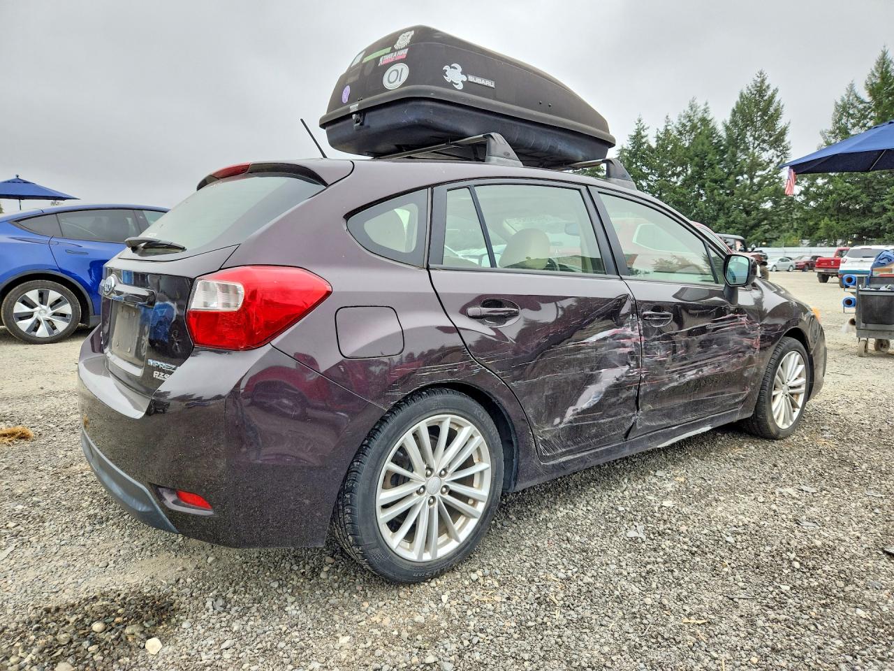 2012 Subaru Impreza Premium Purple vin: JF1GPAD67CH239829