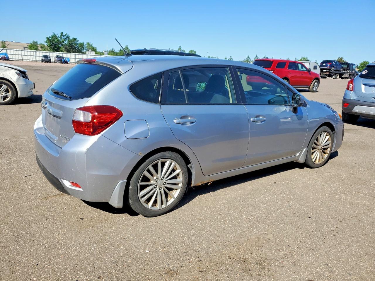 2013 Subaru Impreza Premium Серебряный vin: JF1GPAD67D1813338
