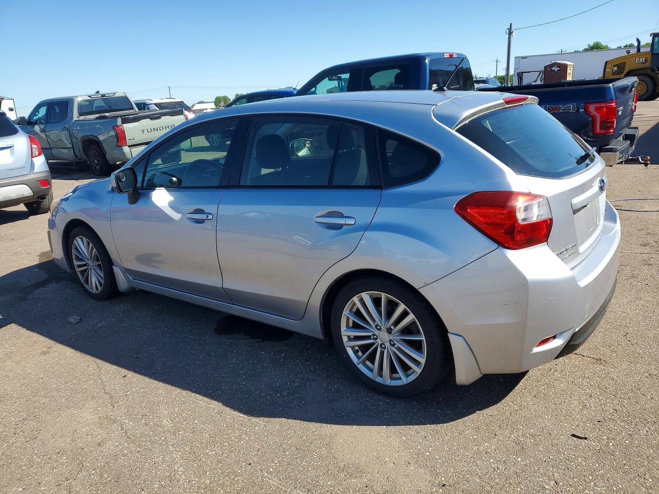 2013 Subaru Impreza Premium Серебряный vin: JF1GPAD67D1813338