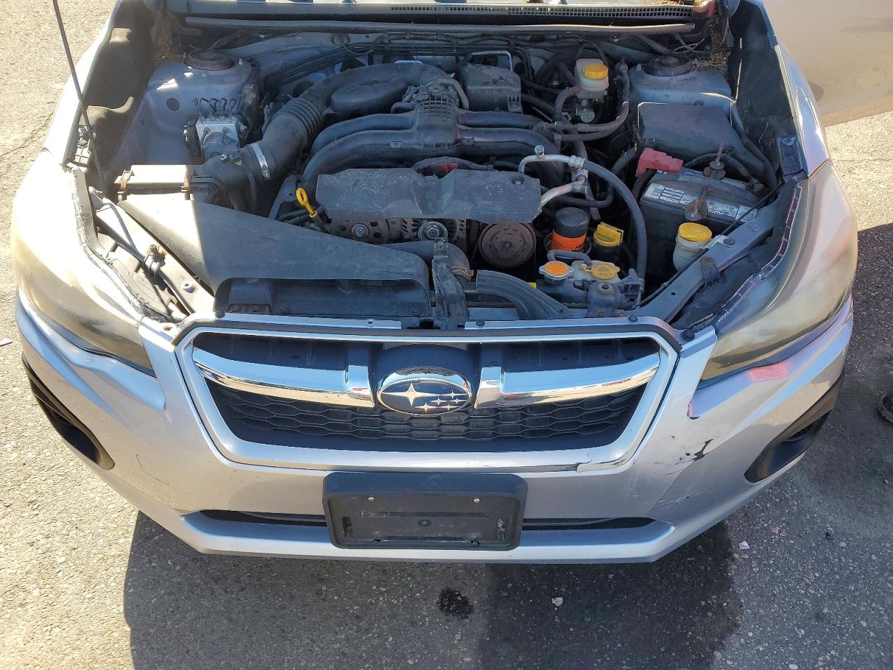 2013 Subaru Impreza Premium Серебряный vin: JF1GPAD67D1813338