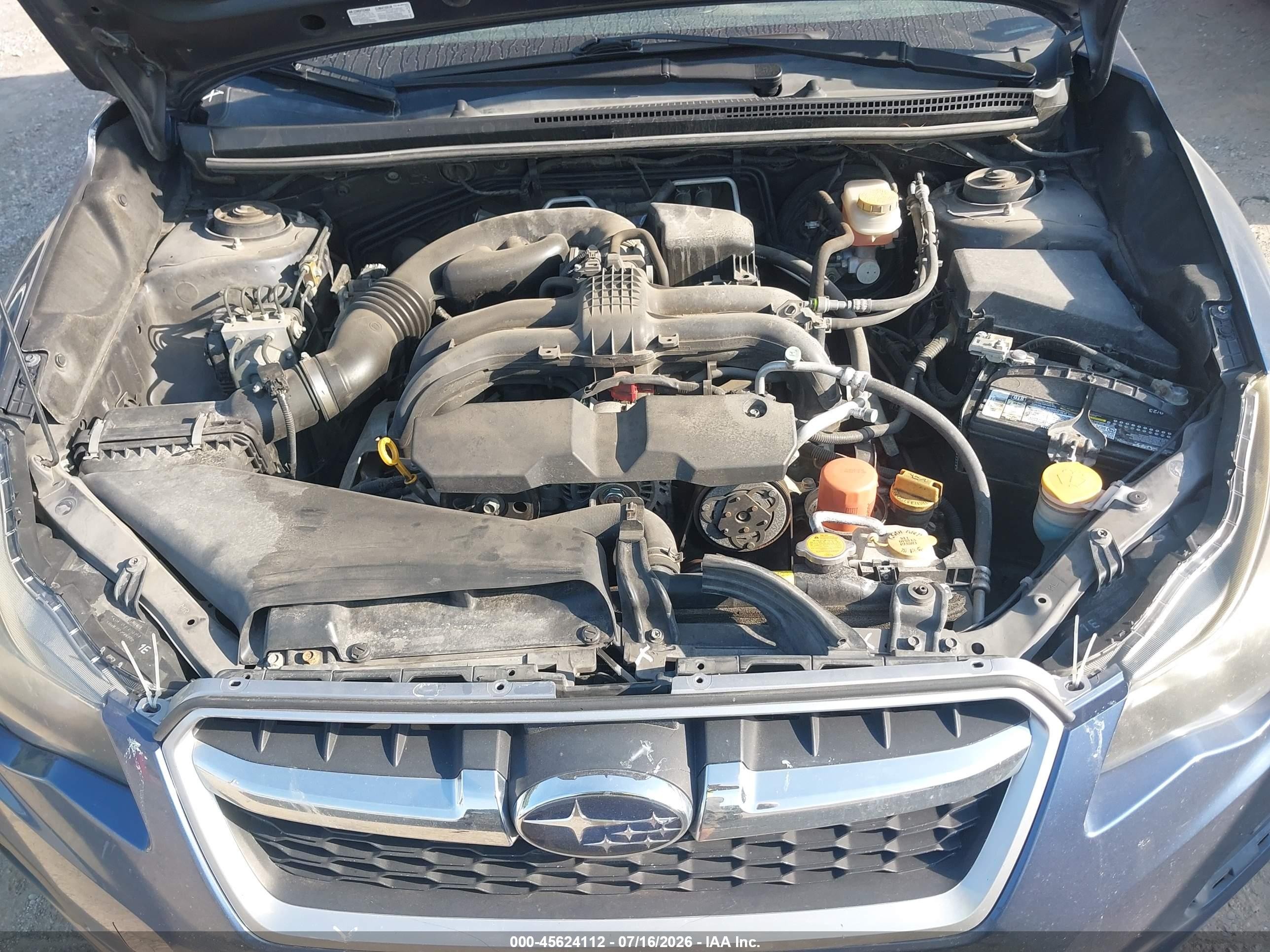 2013 Subaru Impreza 2.0i Premium Blue vin: JF1GPAD67D2218533