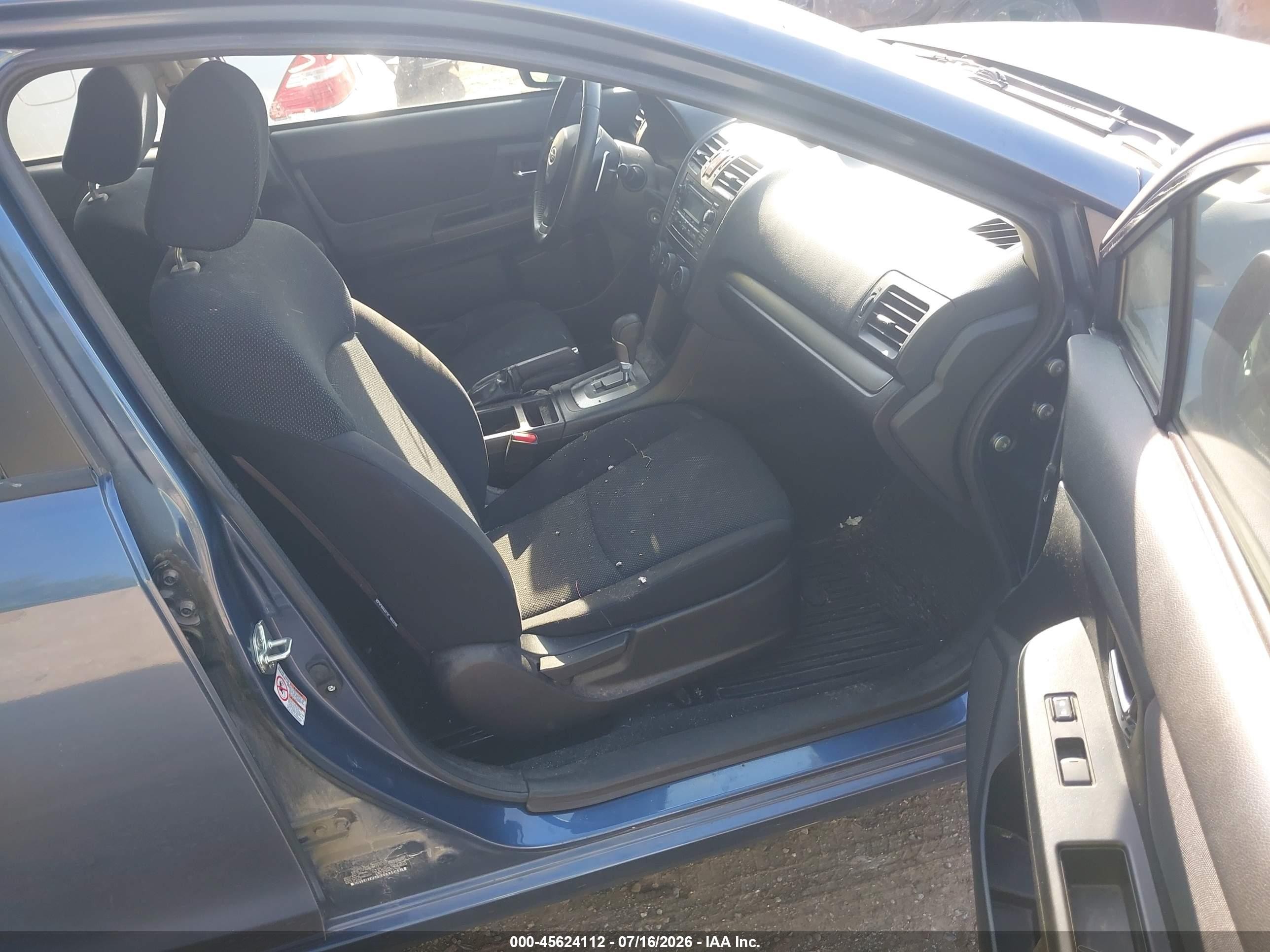2013 Subaru Impreza 2.0i Premium Blue vin: JF1GPAD67D2218533