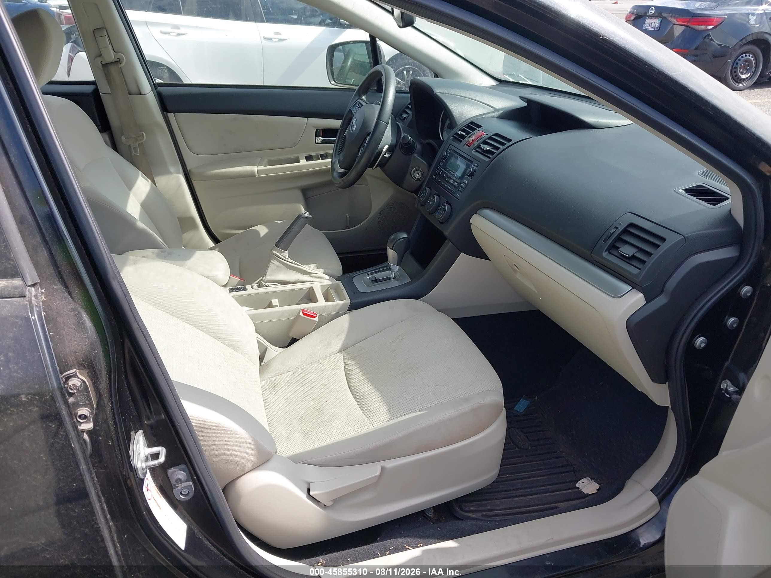 2012 Subaru Impreza 2.0i Premium Black vin: JF1GPAD68CH217094