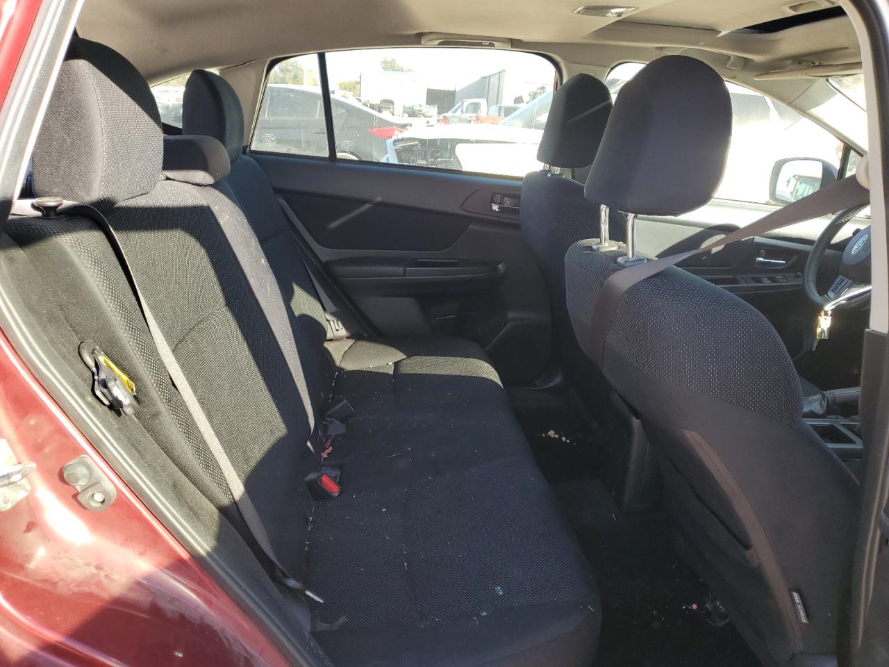 2012 Subaru Impreza Premium Burgundy vin: JF1GPAD68CH239385