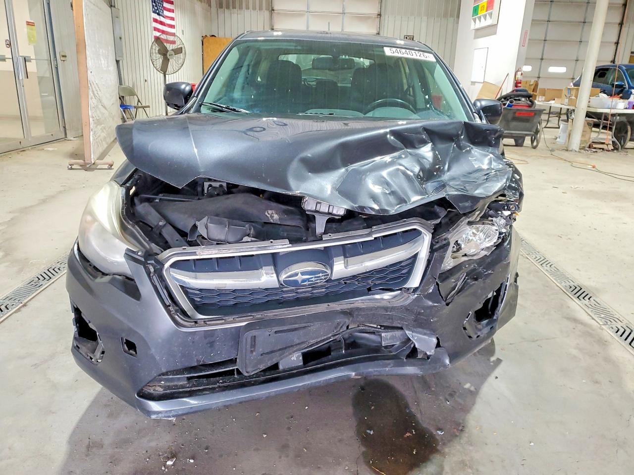 2013 Subaru Impreza Premium Gray vin: JF1GPAD68D2866124