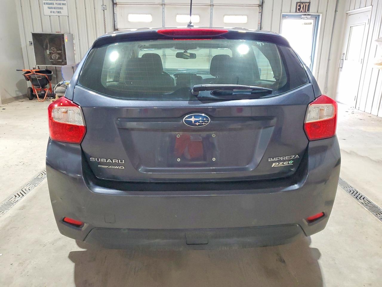 2013 Subaru Impreza Premium Gray vin: JF1GPAD68D2866124