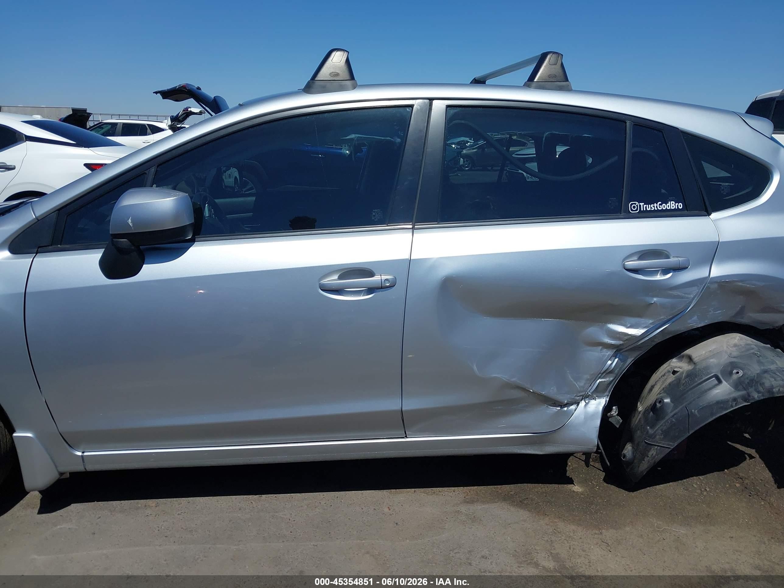 2013 Subaru Impreza 2.0i Premium Gray vin: JF1GPAD68DG822336