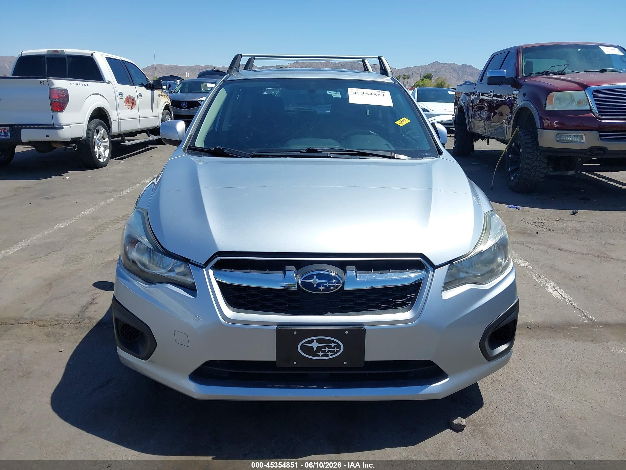 2013 Subaru Impreza 2.0i Premium Gray vin: JF1GPAD68DG822336