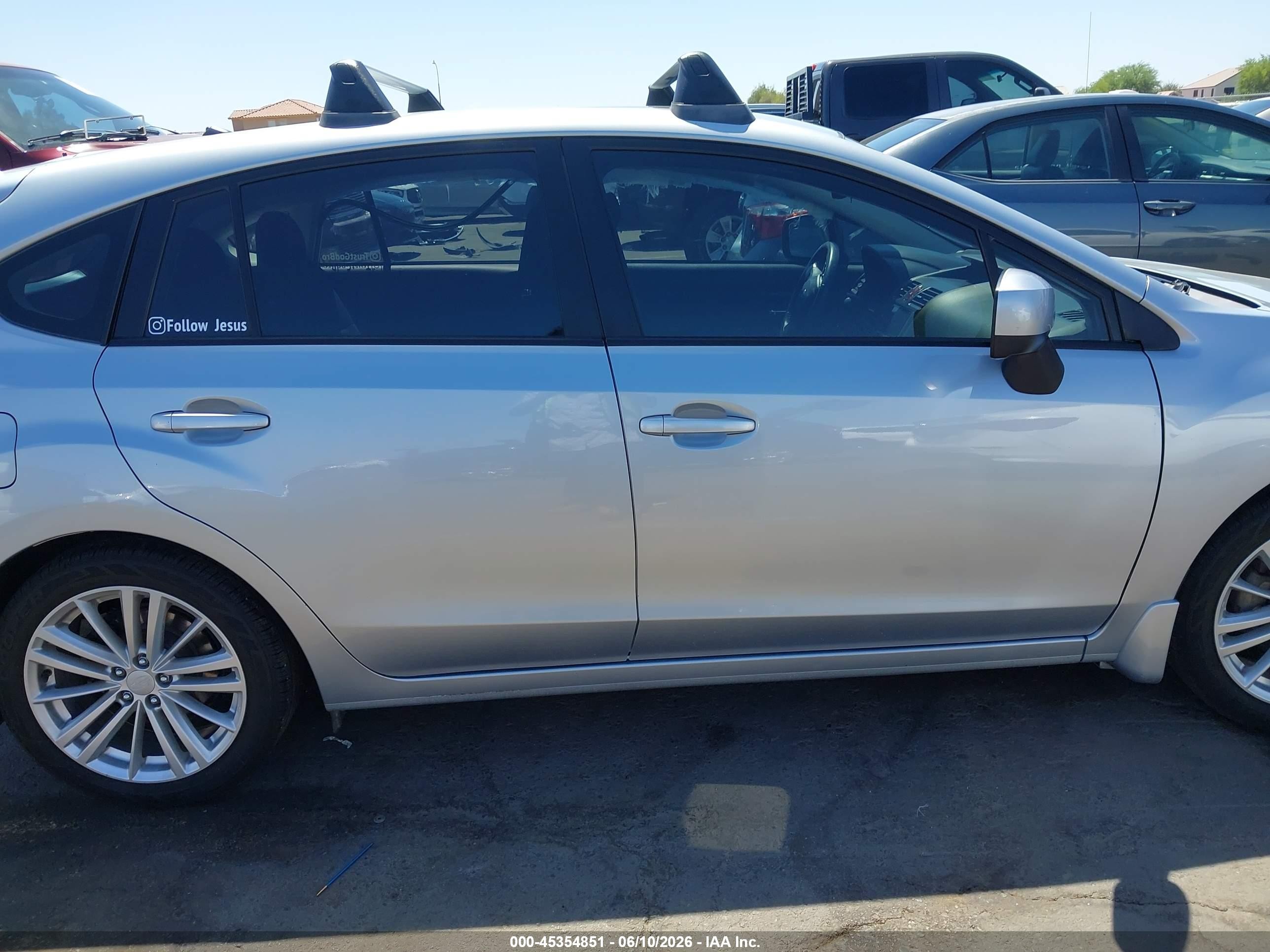 2013 Subaru Impreza 2.0i Premium Gray vin: JF1GPAD68DG822336