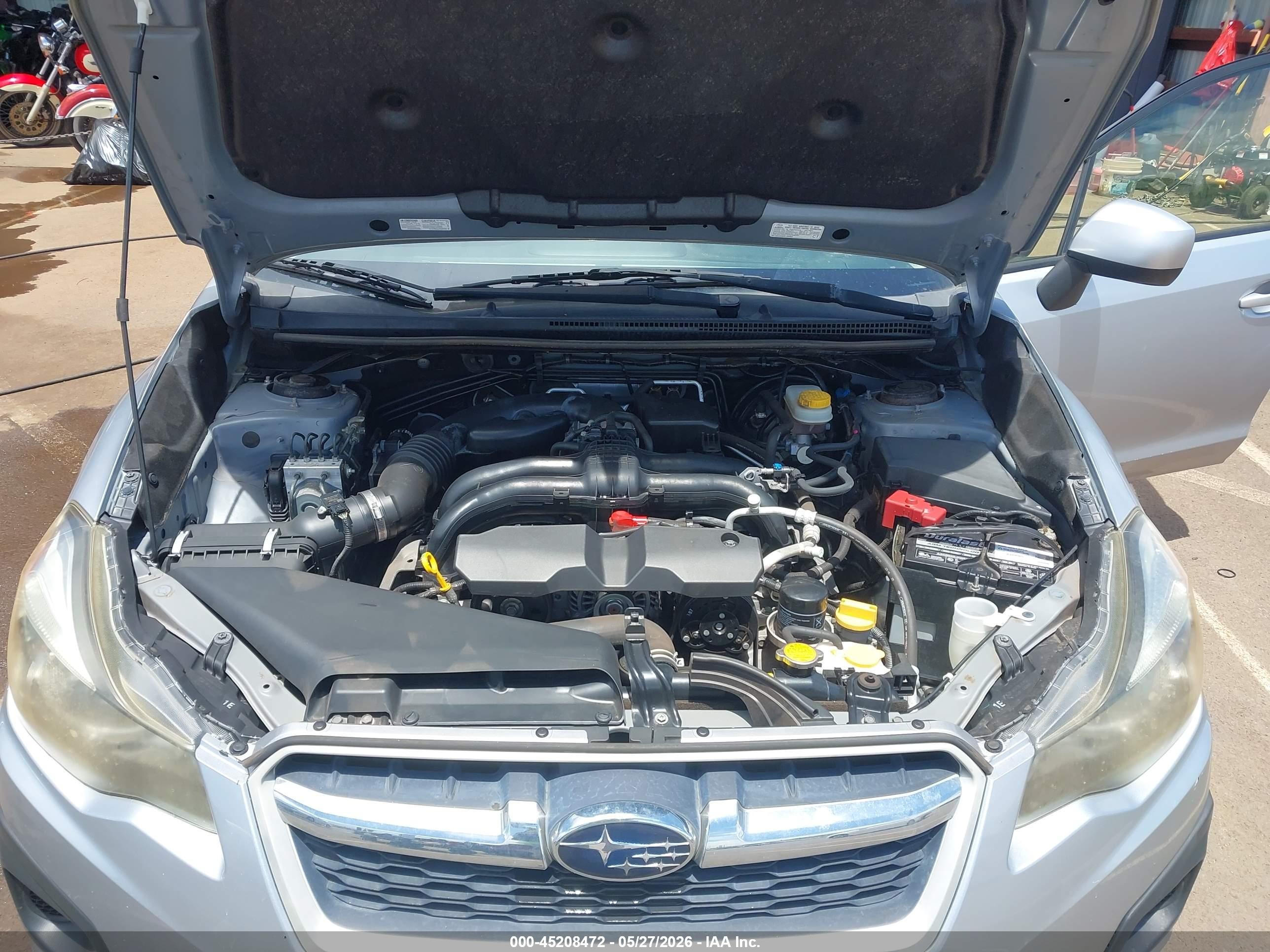 2014 Subaru Impreza 2.0i Premium Silver vin: JF1GPAD68E8209998
