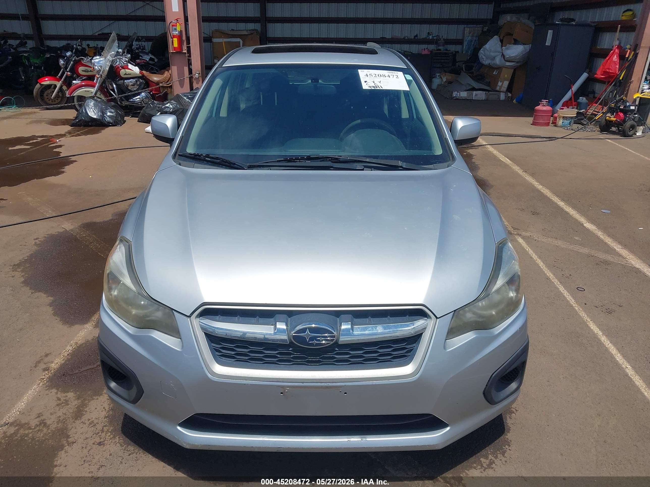 2014 Subaru Impreza 2.0i Premium Silver vin: JF1GPAD68E8209998