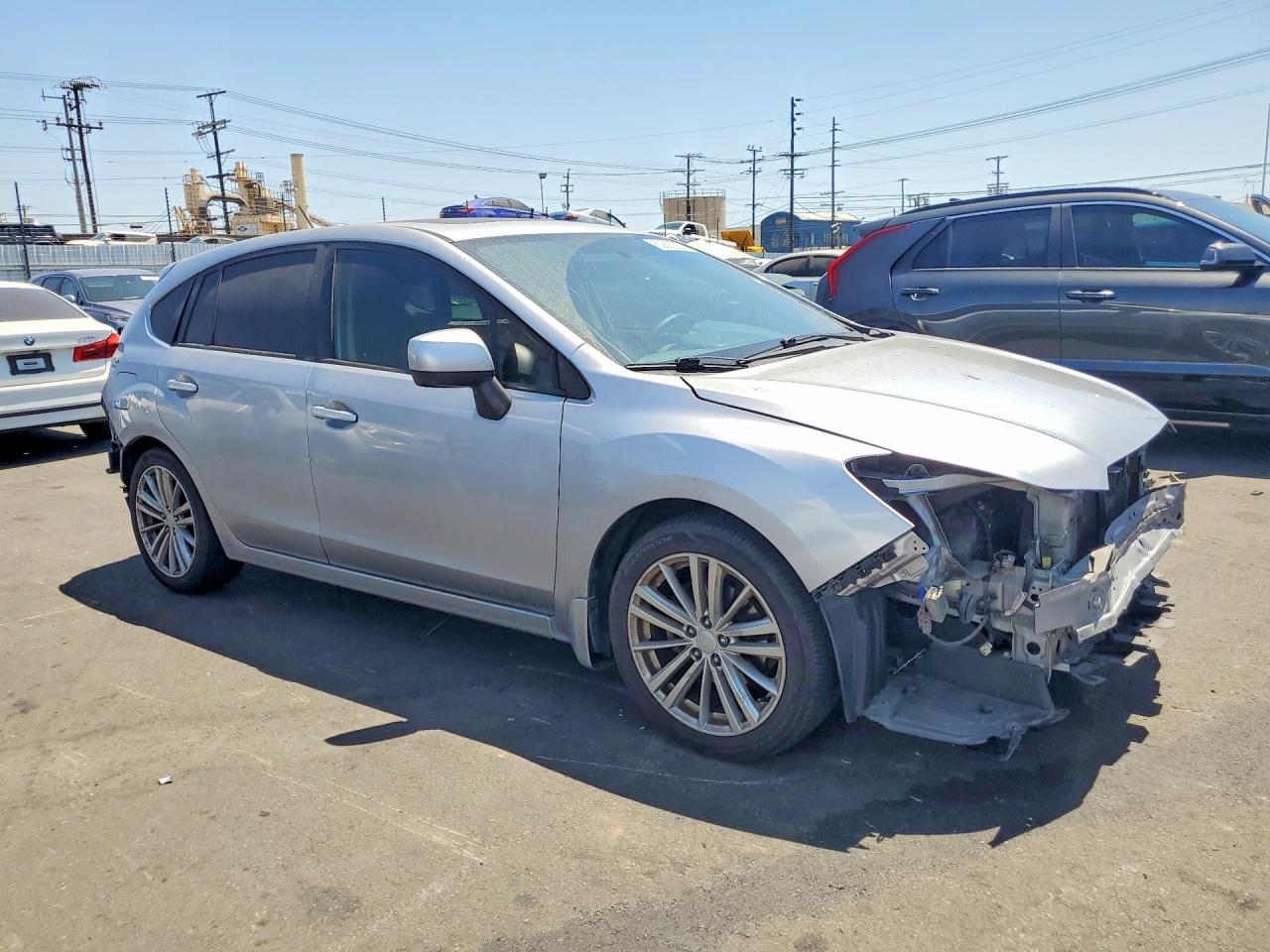 2012 Subaru Impreza 2.5i Sports Wagon Silver vin: JF1GPAD69CH246457