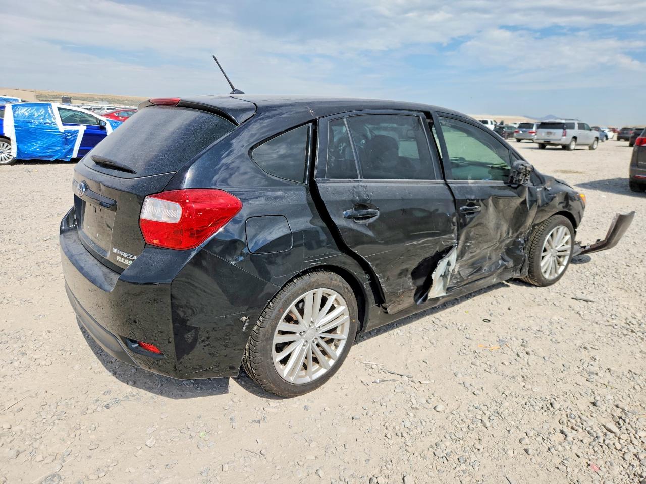 2012 Subaru Impreza Premium Черный vin: JF1GPAD69CH246538