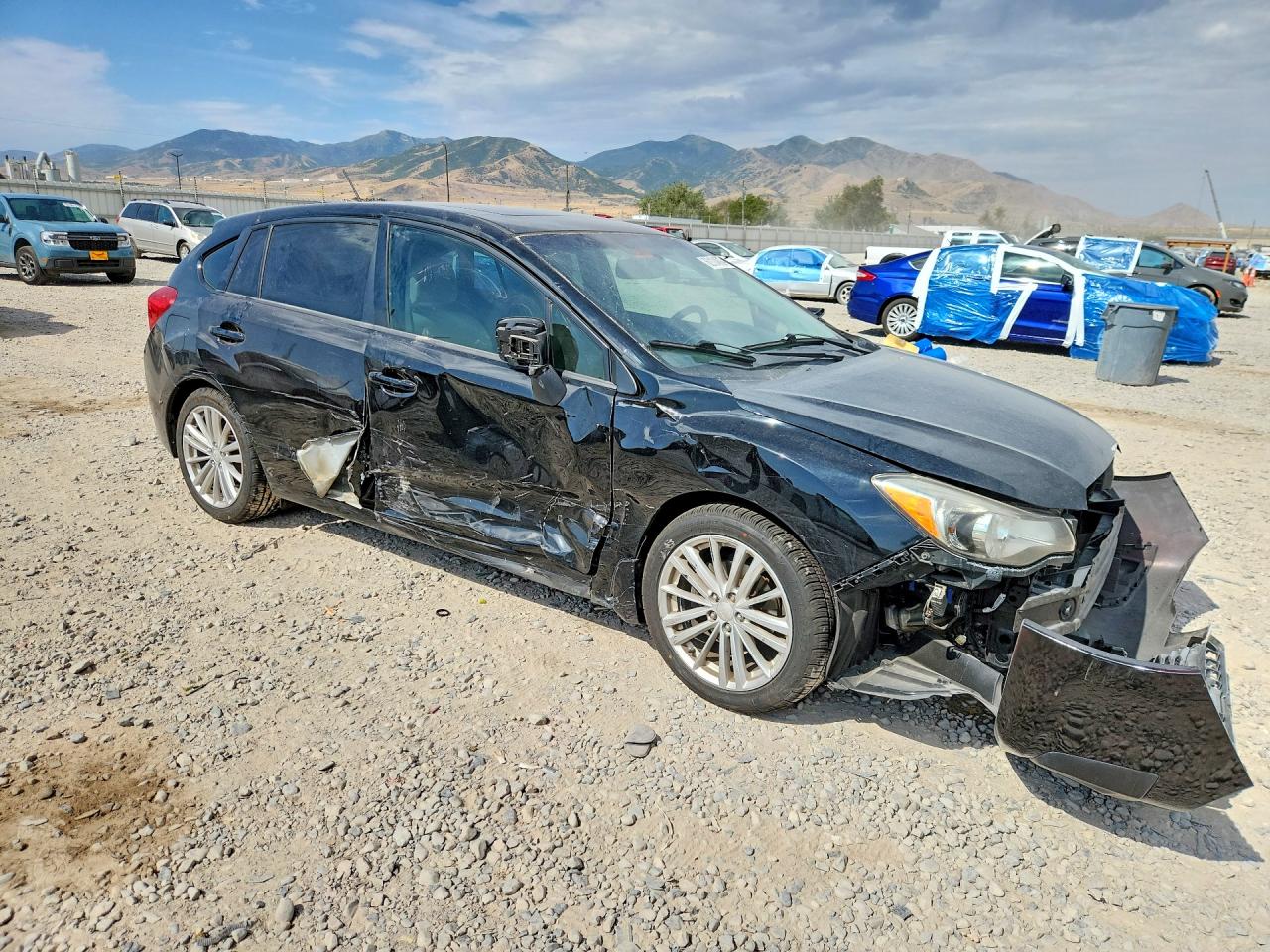 2012 Subaru Impreza Premium Черный vin: JF1GPAD69CH246538