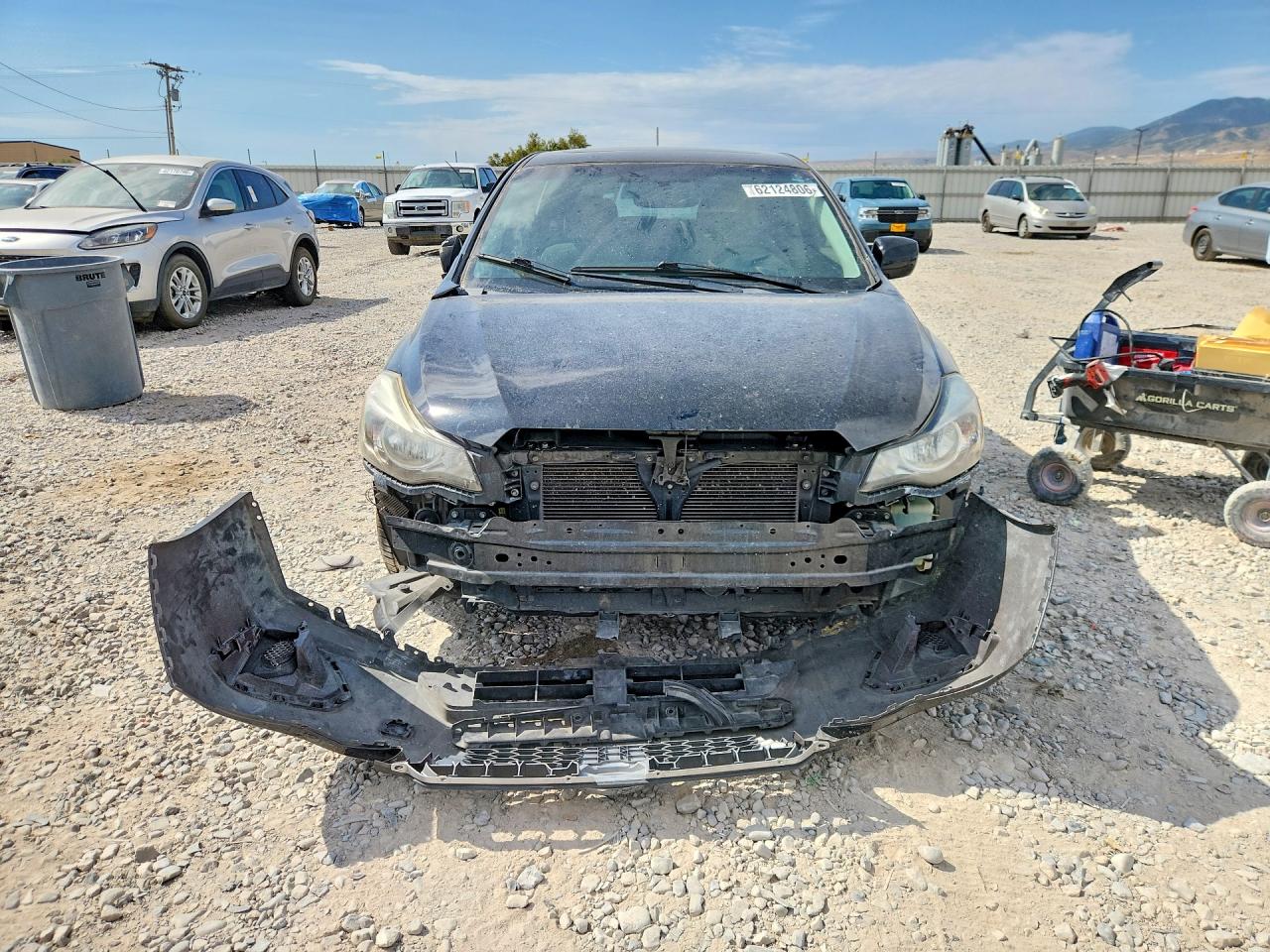 2012 Subaru Impreza Premium Черный vin: JF1GPAD69CH246538