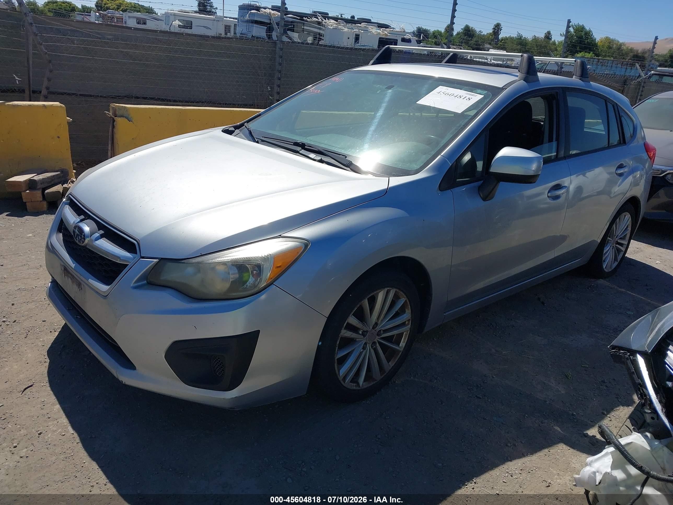 2012 Subaru Impreza 2.0i Premium Gray vin: JF1GPAD6XCG226224