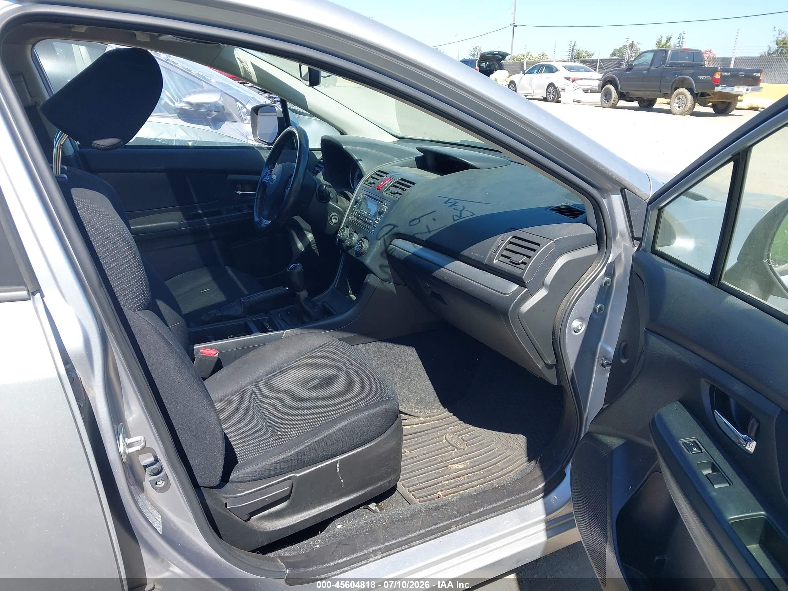 2012 Subaru Impreza 2.0i Premium Gray vin: JF1GPAD6XCG226224