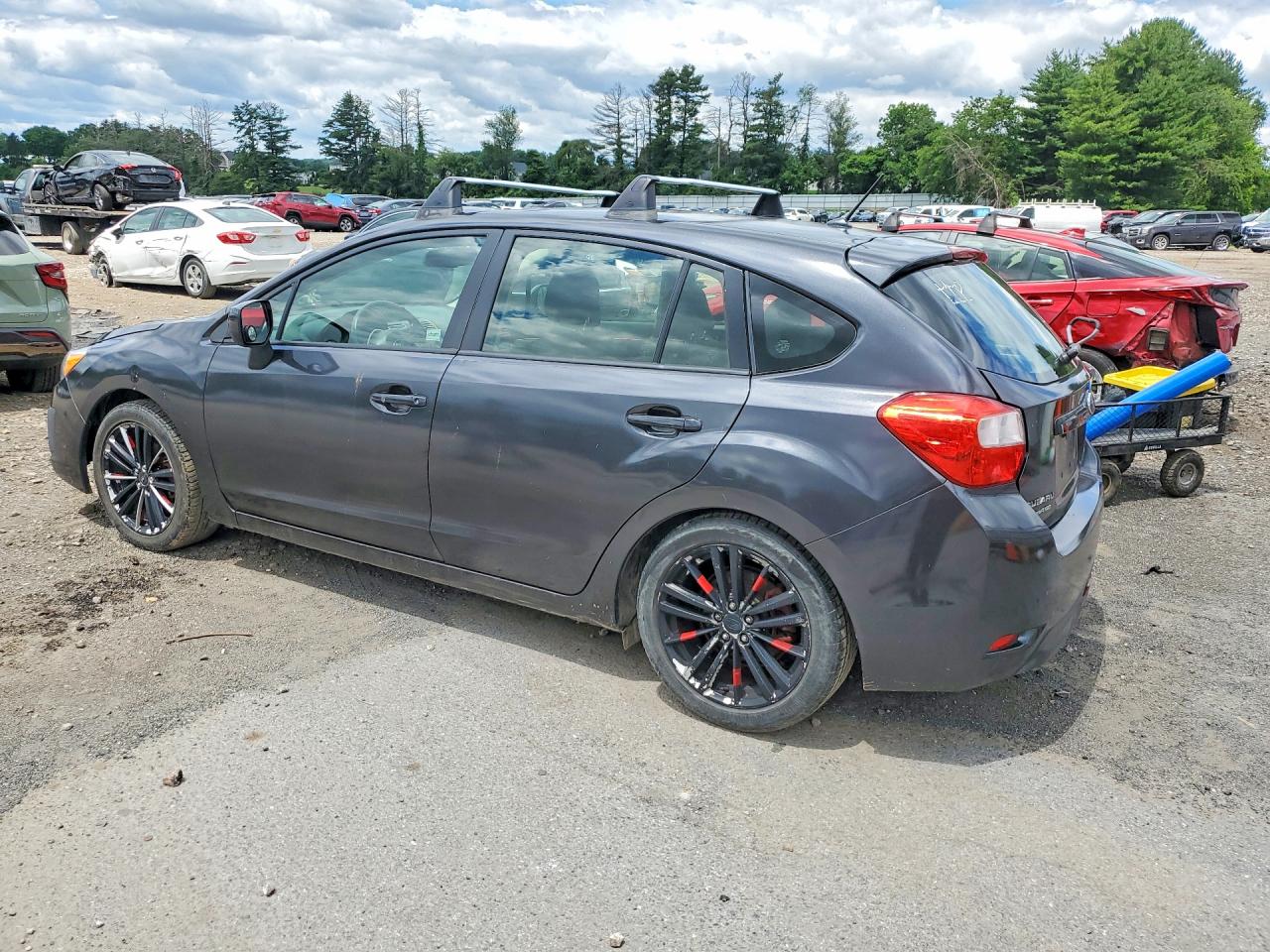 2012 Subaru Impreza Premium Gray vin: JF1GPAD6XCH220272