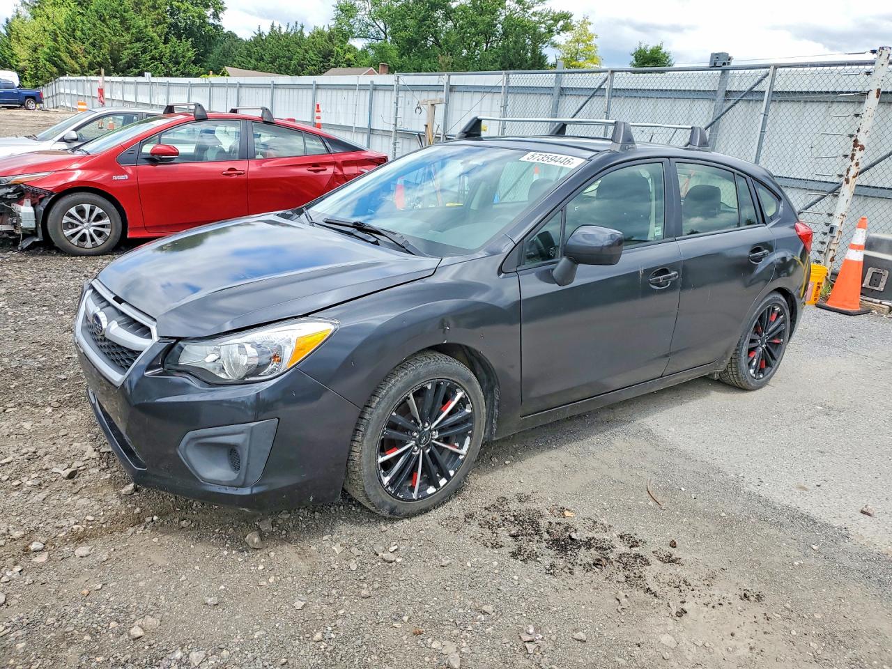 2012 Subaru Impreza Premium Gray vin: JF1GPAD6XCH220272