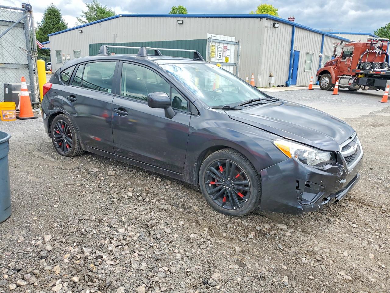 2012 Subaru Impreza Premium Gray vin: JF1GPAD6XCH220272