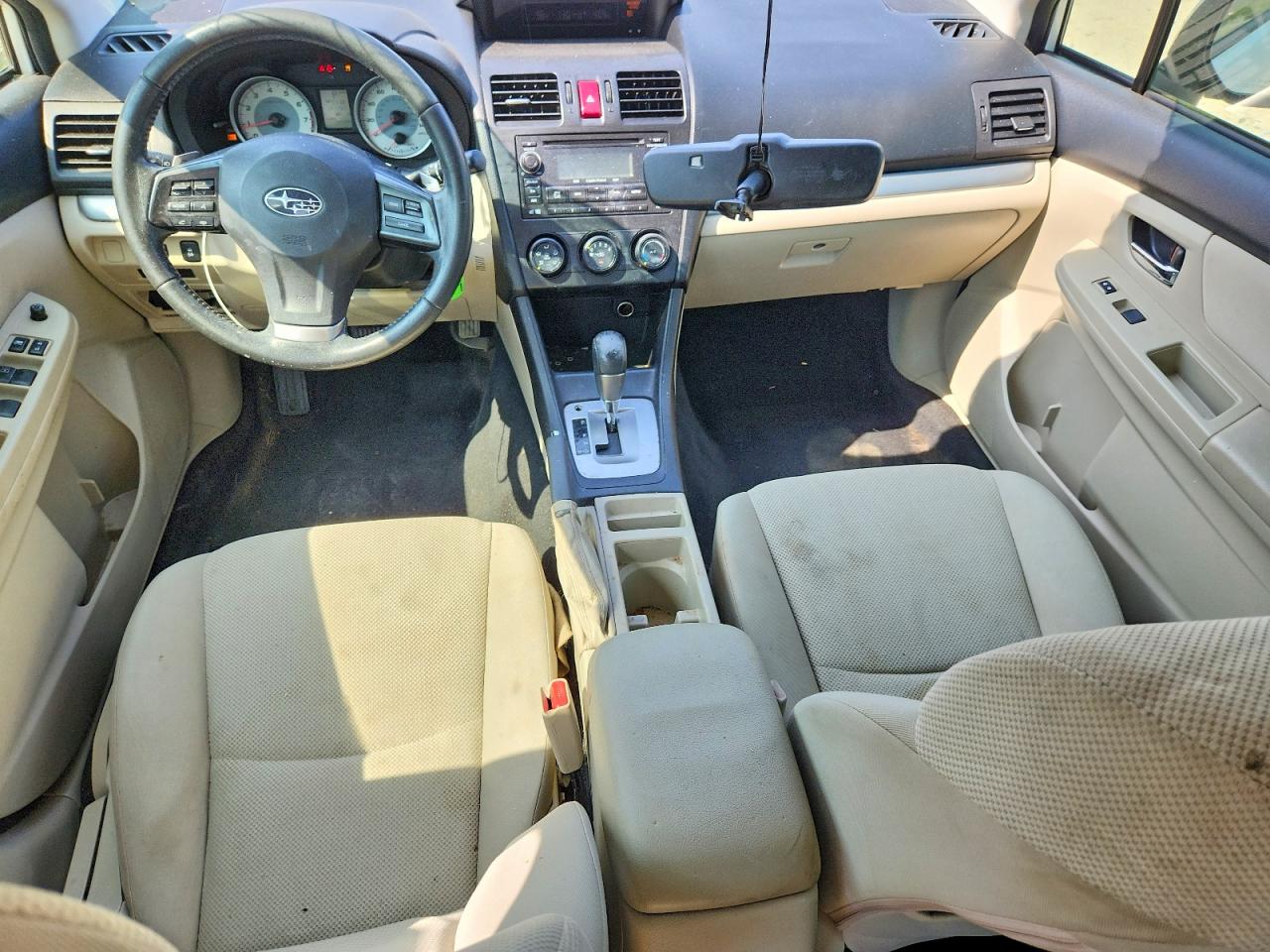 2012 Subaru Impreza Premium White vin: JF1GPAD6XCH228890