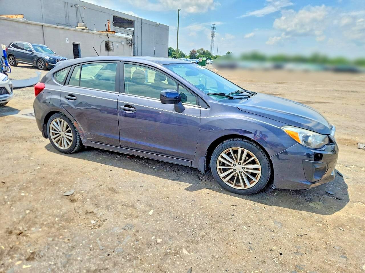 2012 Subaru Impreza Premium Gray vin: JF1GPAF63CH208476
