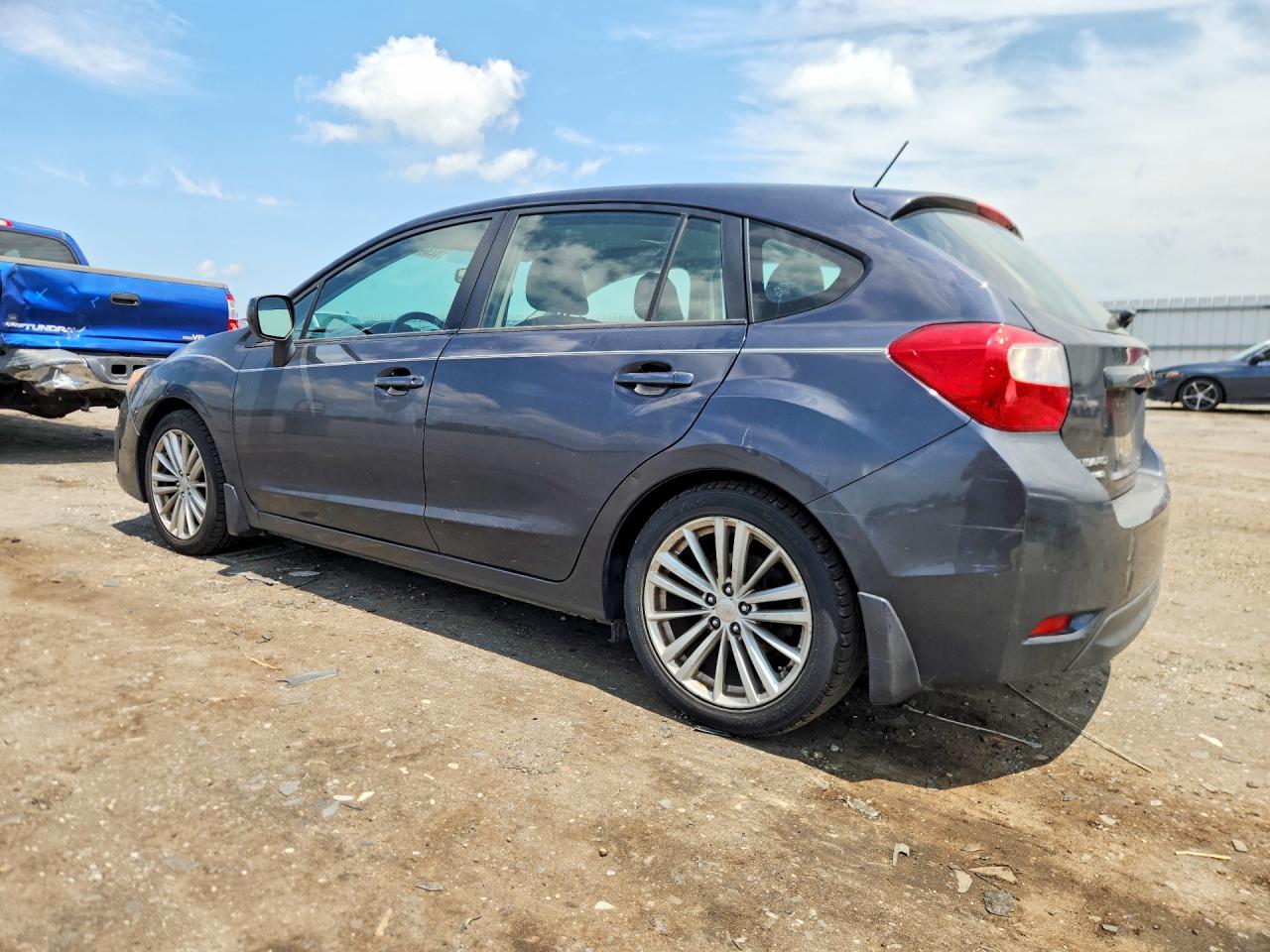 2012 Subaru Impreza Premium Gray vin: JF1GPAF63CH208476