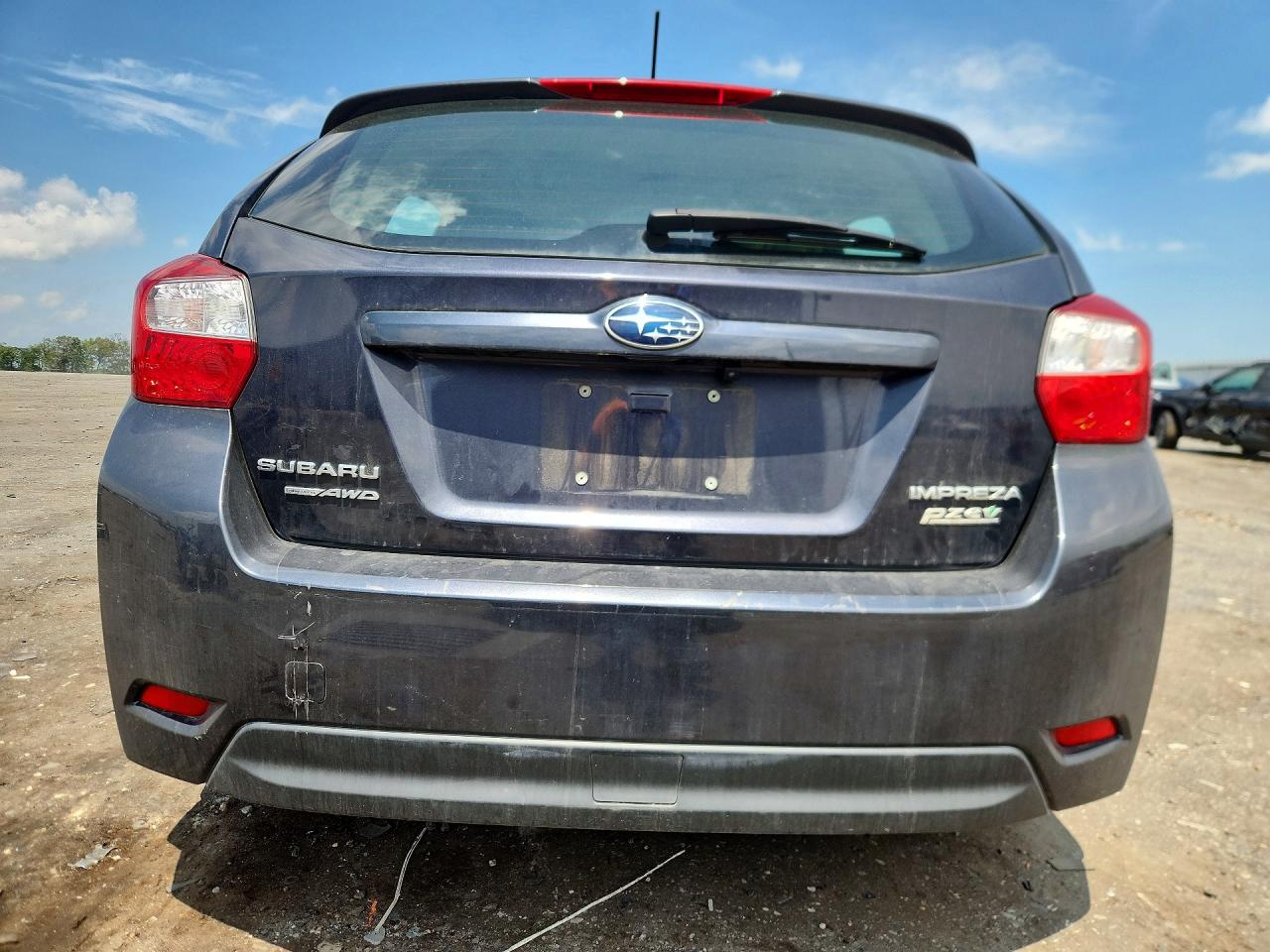 2012 Subaru Impreza Premium Gray vin: JF1GPAF63CH208476